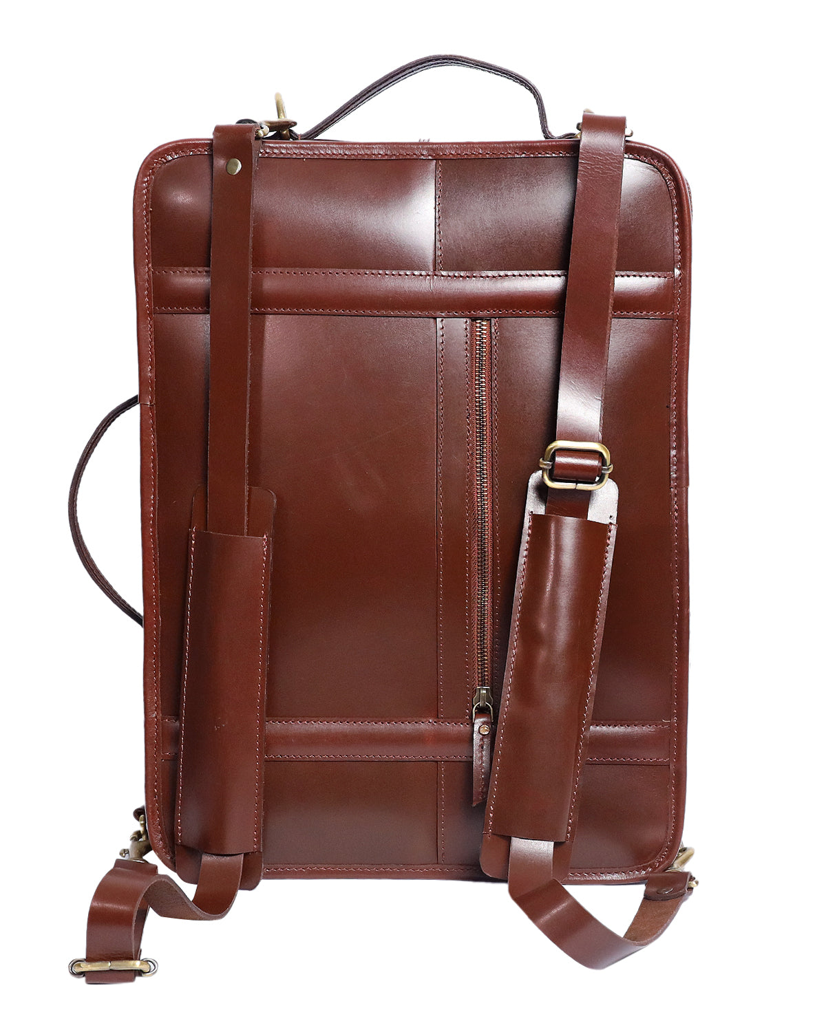 Premium Full-Grain Leather DSLR Camera Messenger & Travel Photography Bag