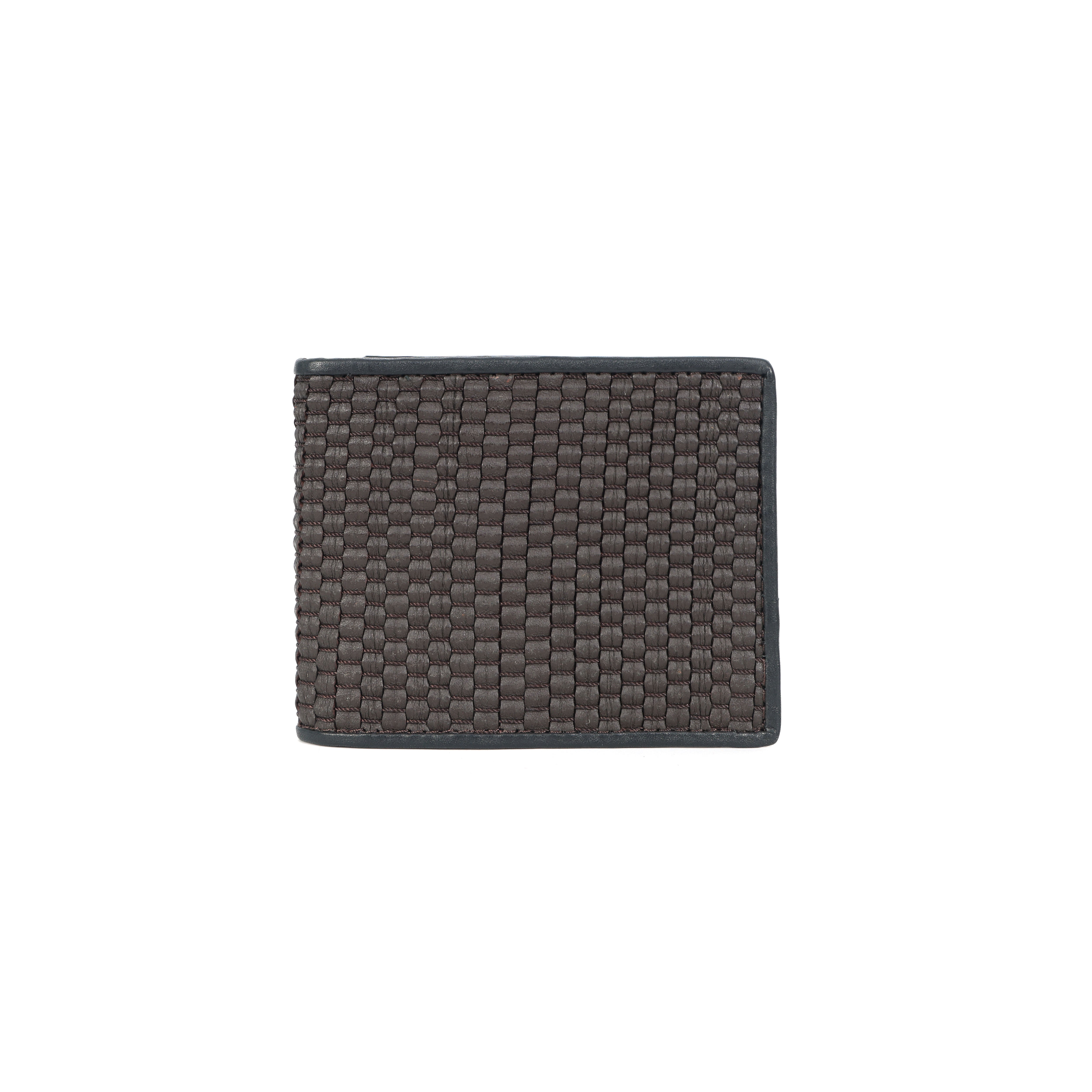 Celtic Genuine Leather Bi-Fold Wallet with Coin Pocket Black