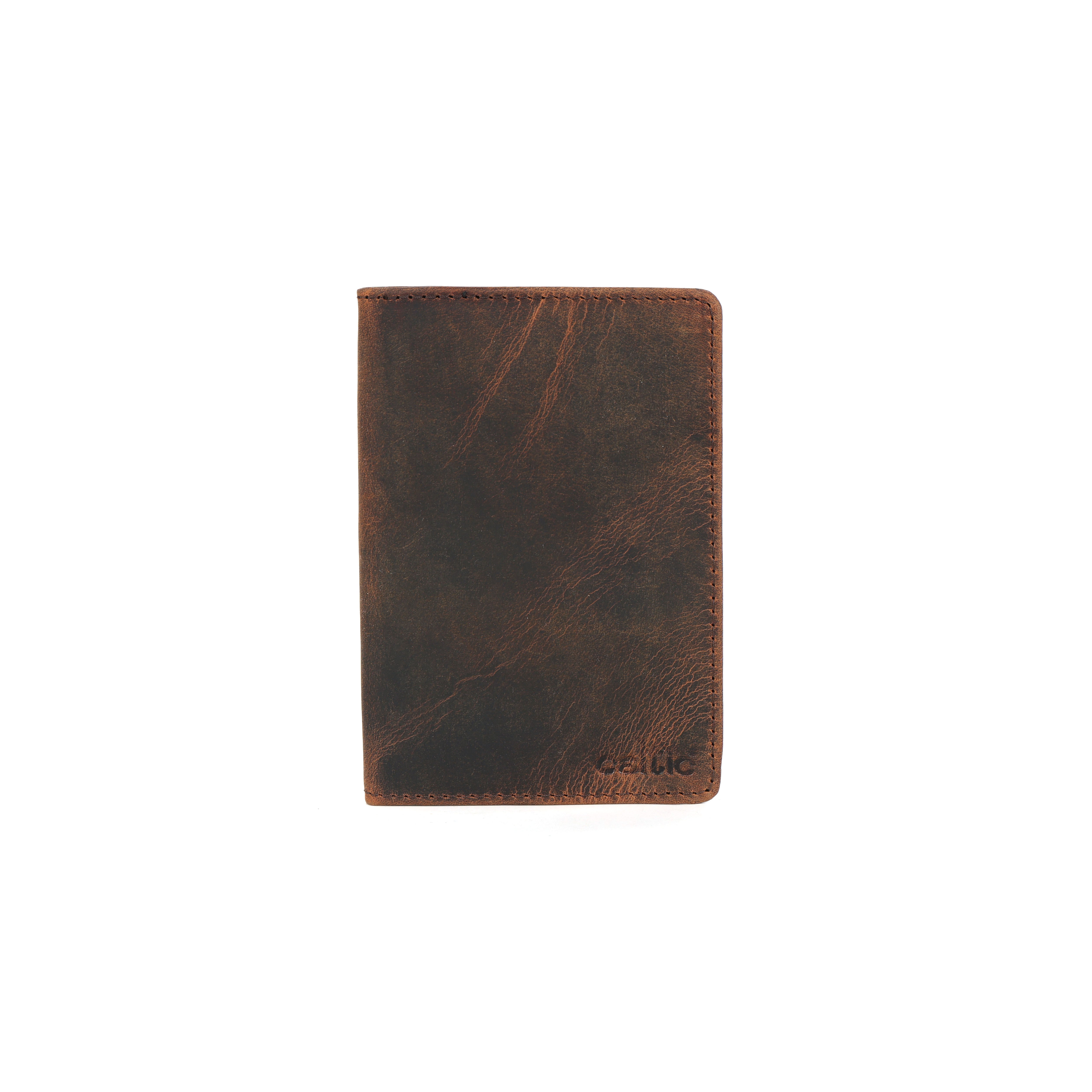 Premium Vintage Brown  Leather Card Holder Wallet Slim & Stylish