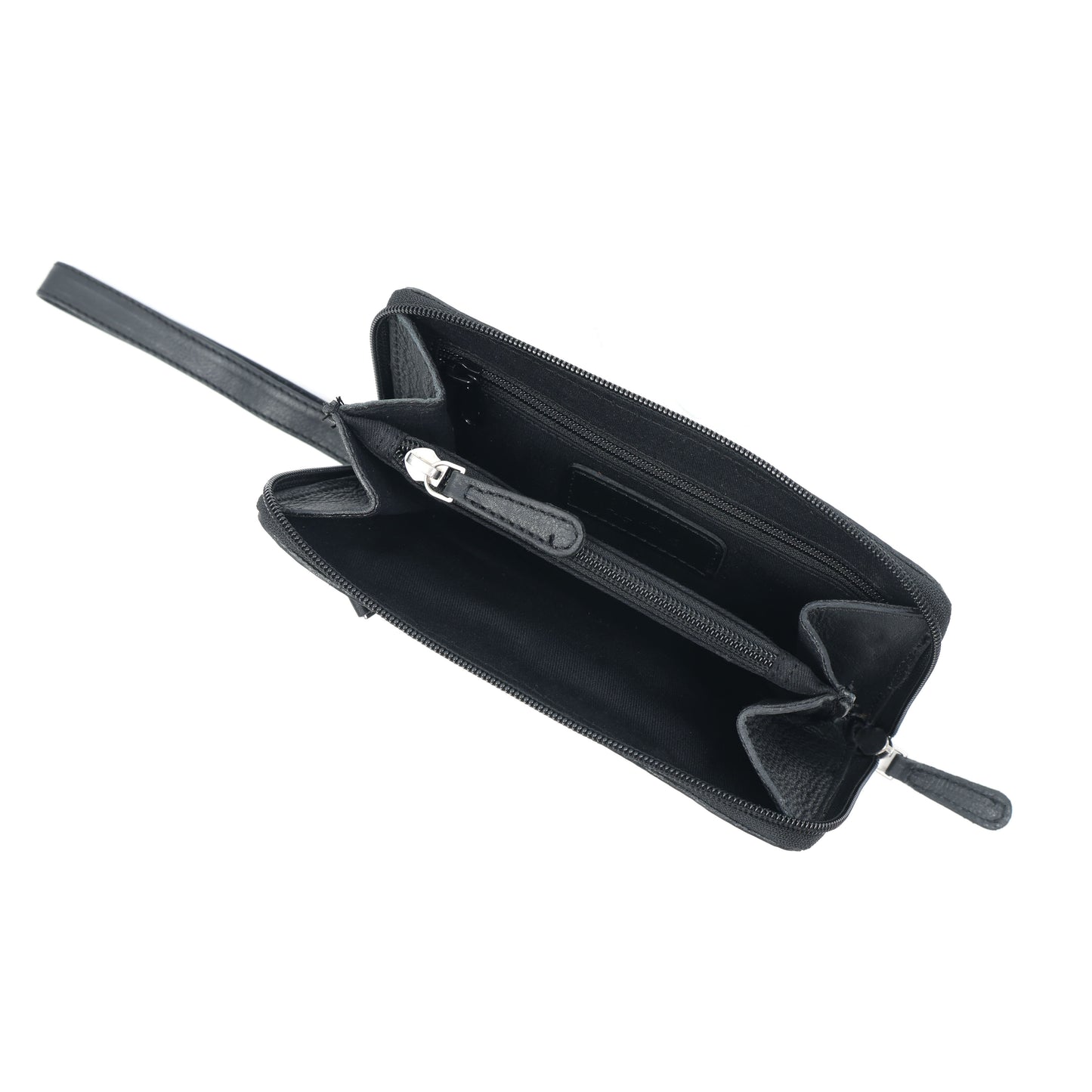 Elegant Black Leather Clutch – Sleek Evening Bag for Women | Premium Quality.BG-1626
