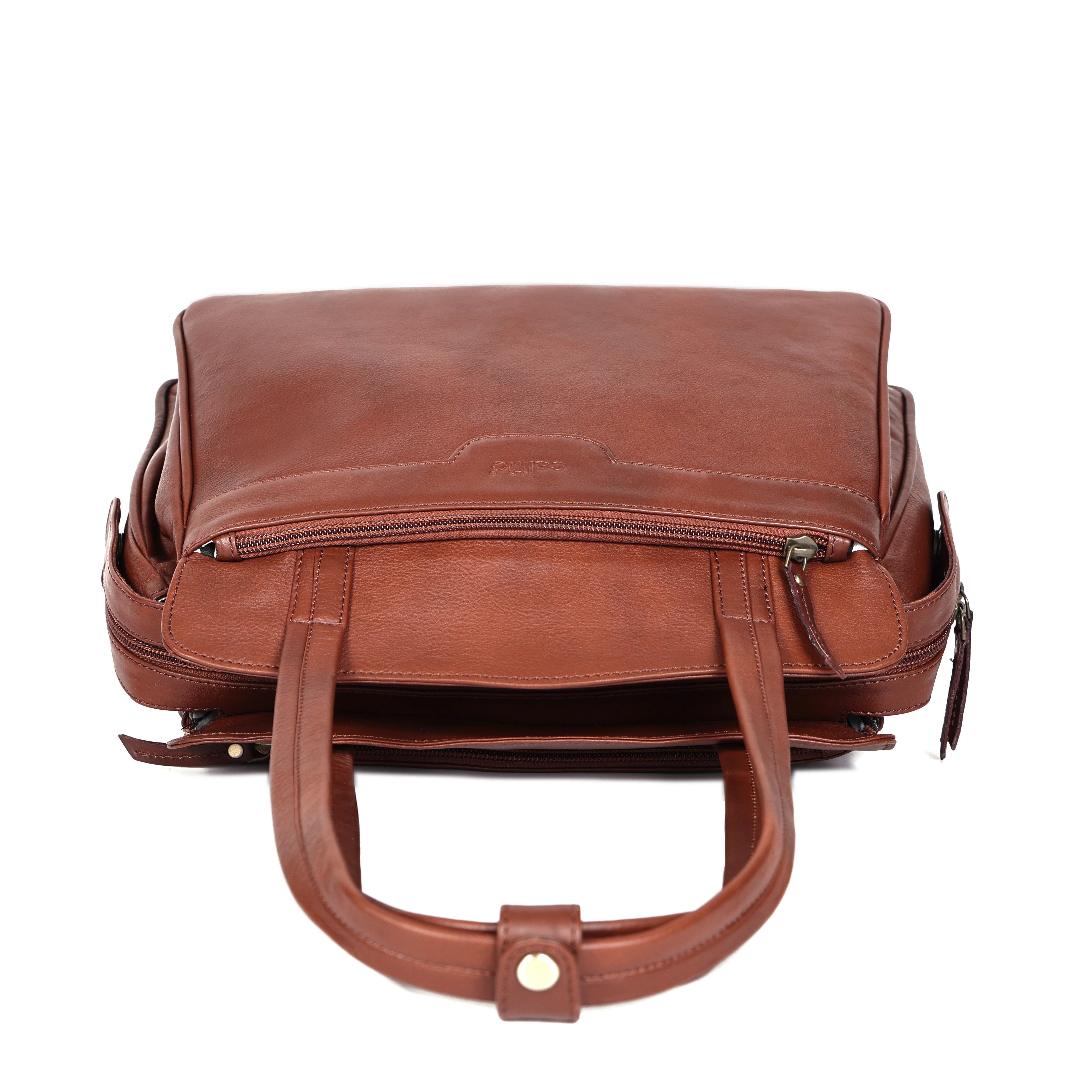 Elegant NDM Soft Leather Tote Bag  Luxurious, Spacious, and Versatile. Art:-BG-1609