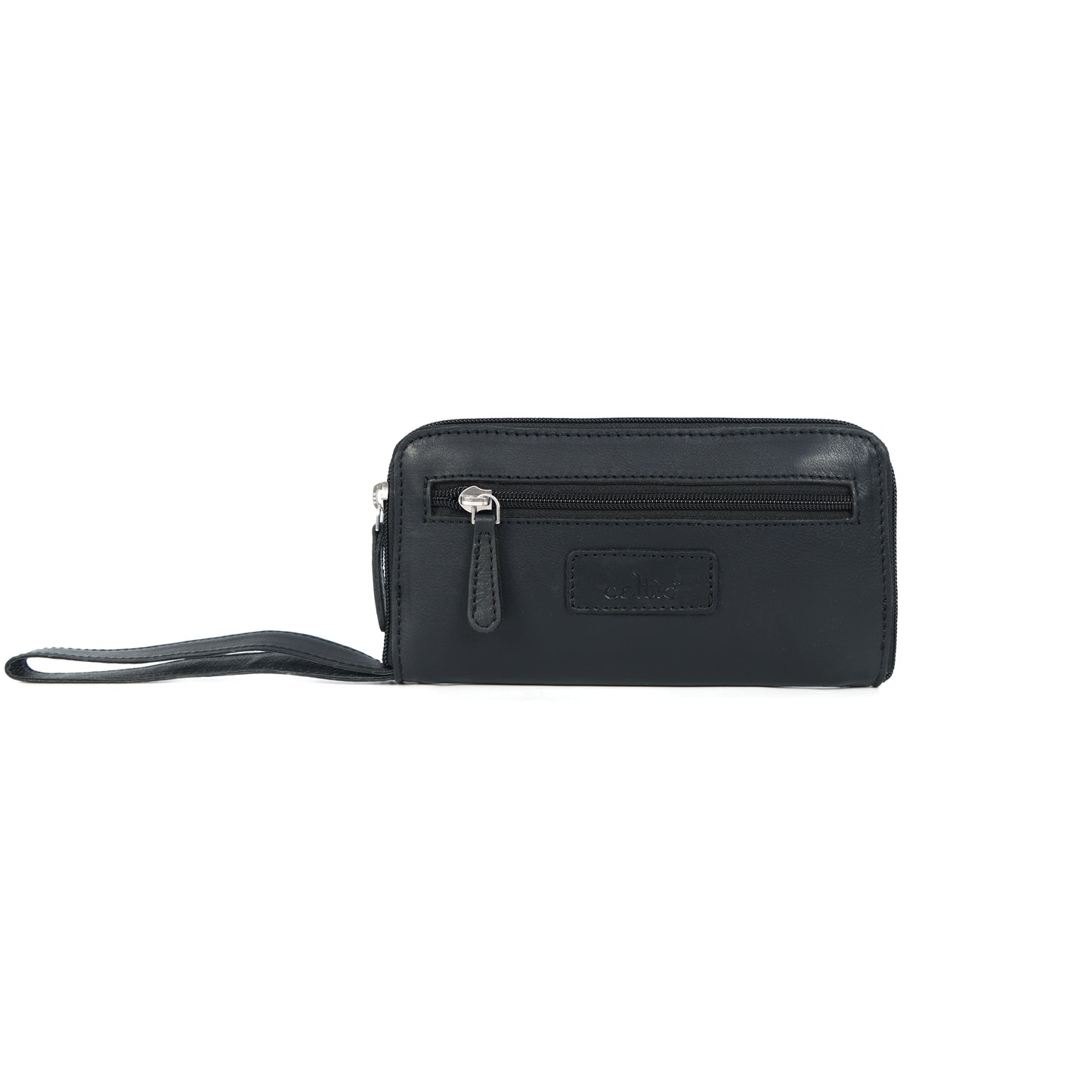 Elegant Black Leather Clutch – Sleek Evening Bag for Women | Premium Quality.BG-1626