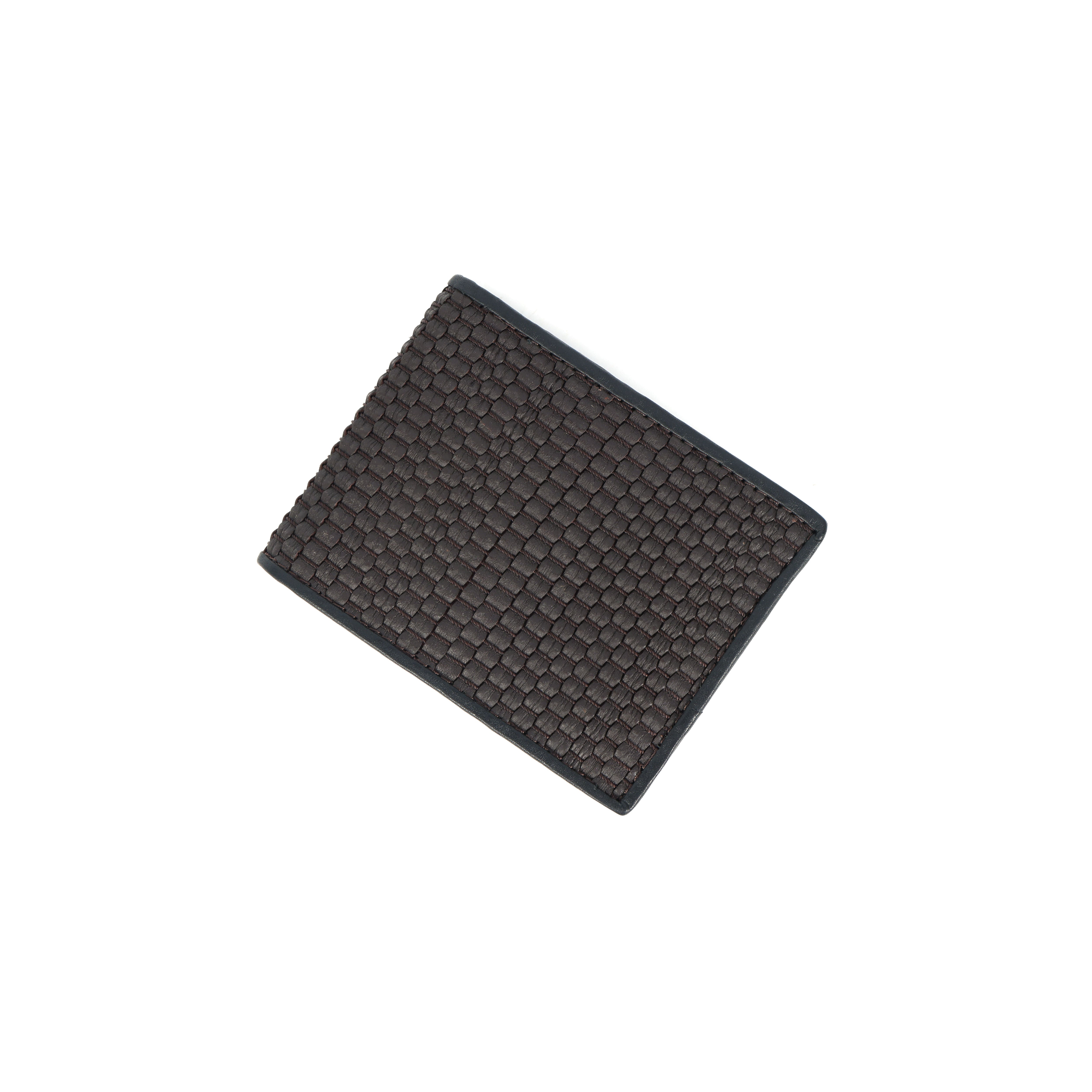 Celtic Genuine Leather Bi-Fold Wallet with Coin Pocket Black