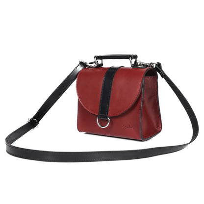 Celtic Premium Burgundy Leather Sling Bag for Stylish Everyday Use.   ART:-BG-1753