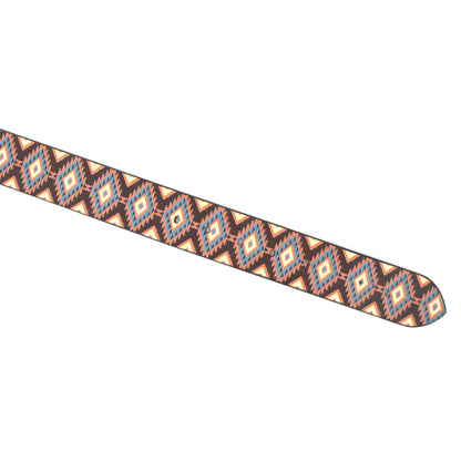 Stylish Printed Belt with Silver Buckle – Durable & Adjustable Fashion Accessory.LB-893