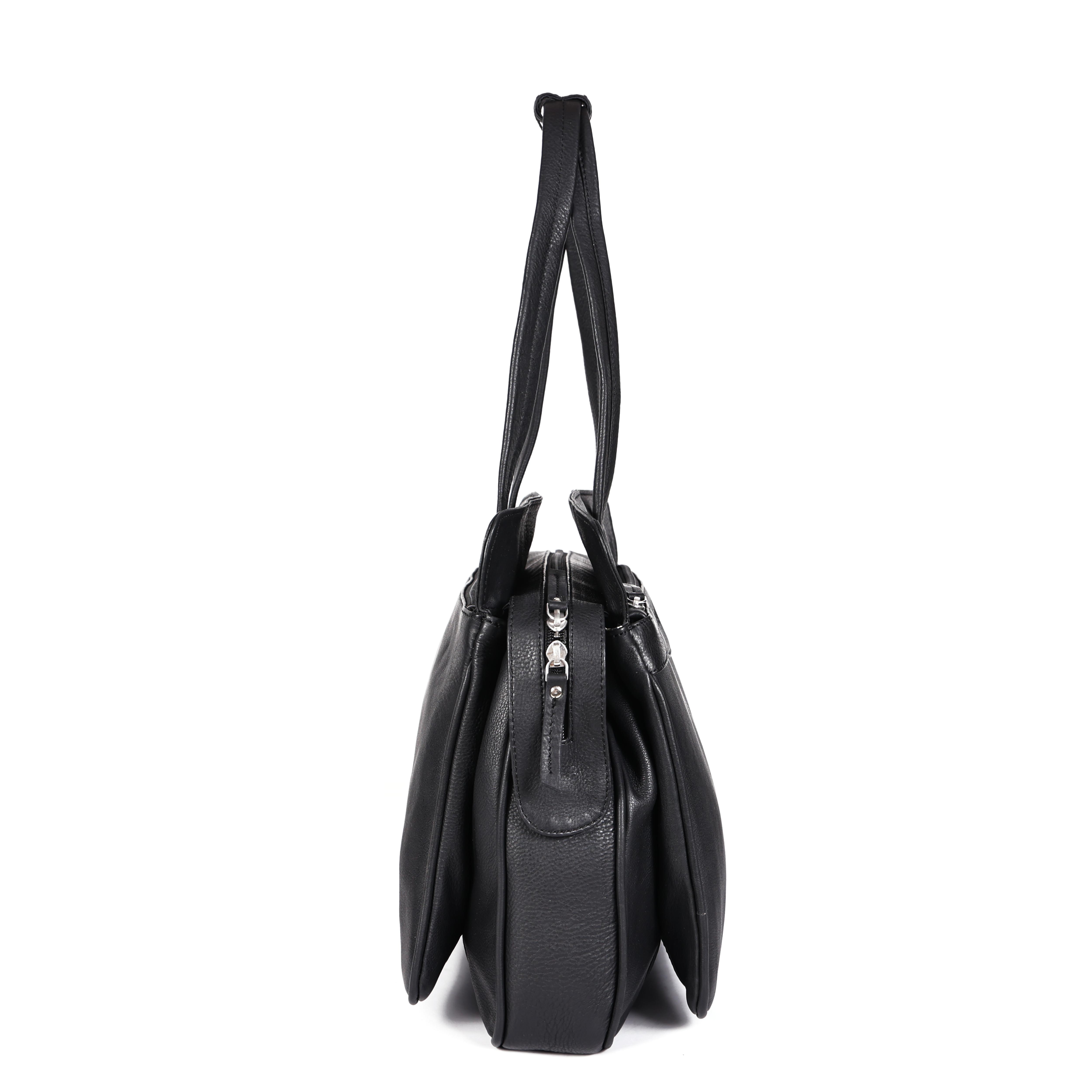 Elegant NDM Soft Leather Tote Bag  Luxurious, Spacious, and Versatile. Art:-BG-1609