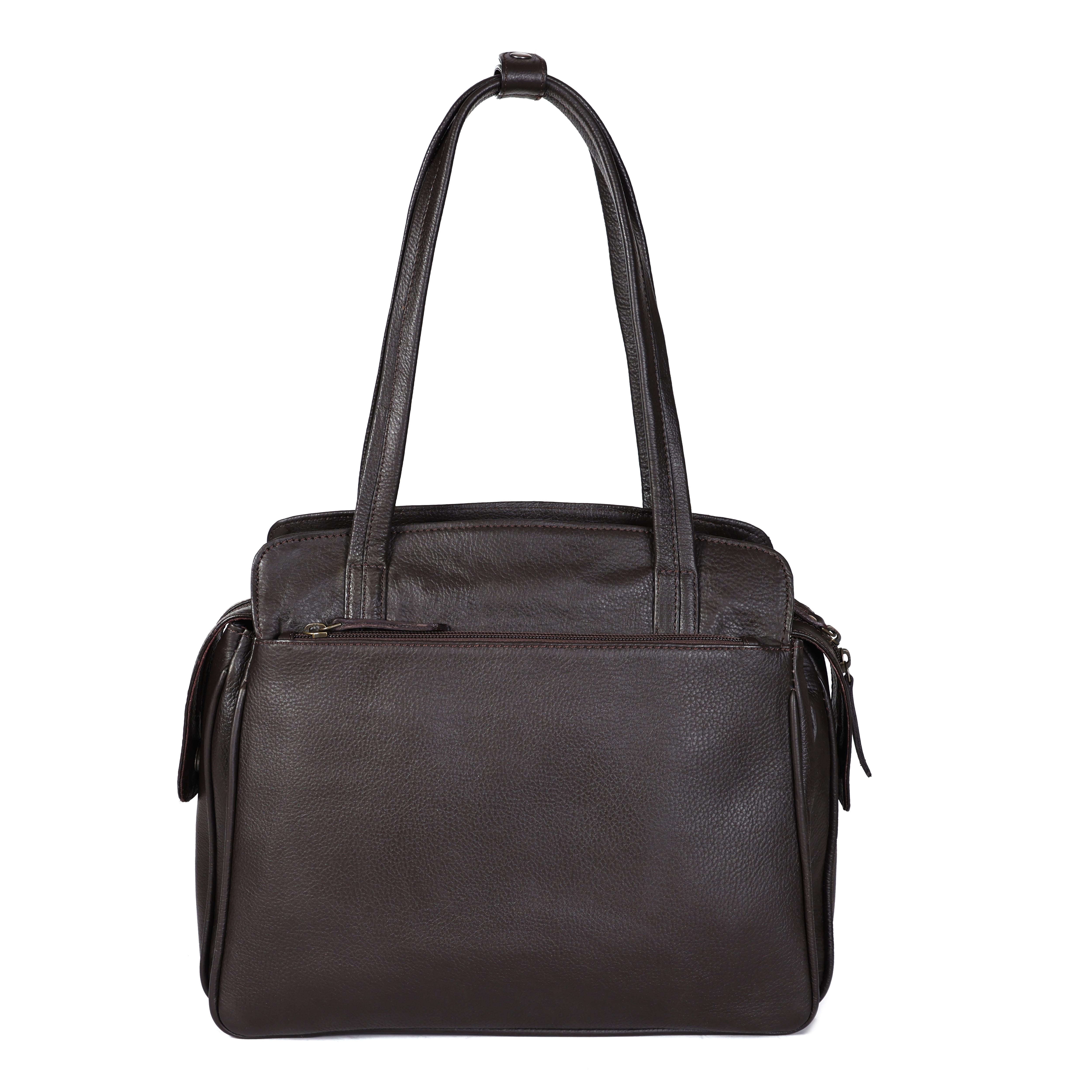 Elegant NDM Soft Leather Tote Bag  Luxurious, Spacious, and Versatile. Art:-BG-1609