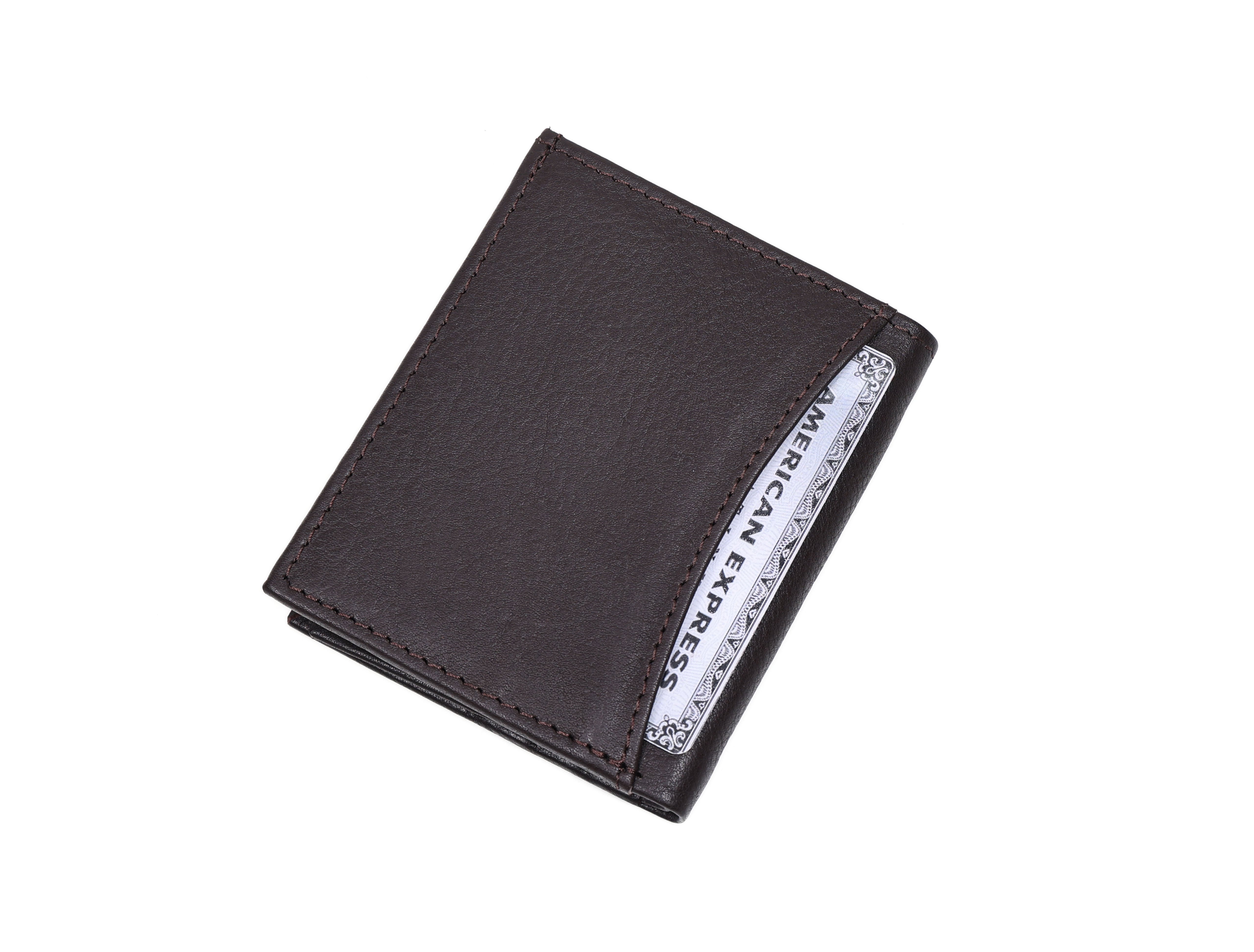 Premium Genuine Leather Wallet with ID Window & Multi Card Slots Slim & Stylish