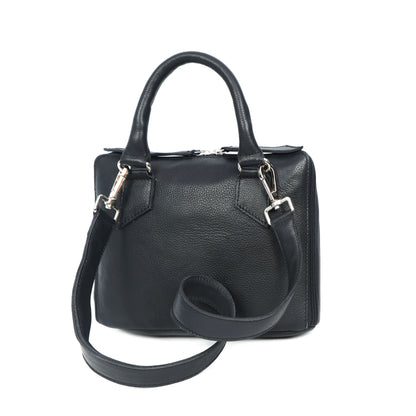 Black Premium Soft 100% Pure Leather Handheld Bag – Elegant & Durable Everyday Purse. BG-1629