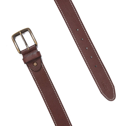 Stylish Girls' Leather Belt with Stitching – Trendy Kids' Accessory, ART:-LB-830