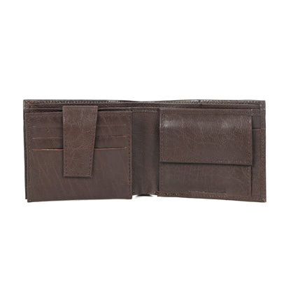 Premium Brown Leather Wallet for Men – Stylish & Durable Bifold Wallet. LA-1419