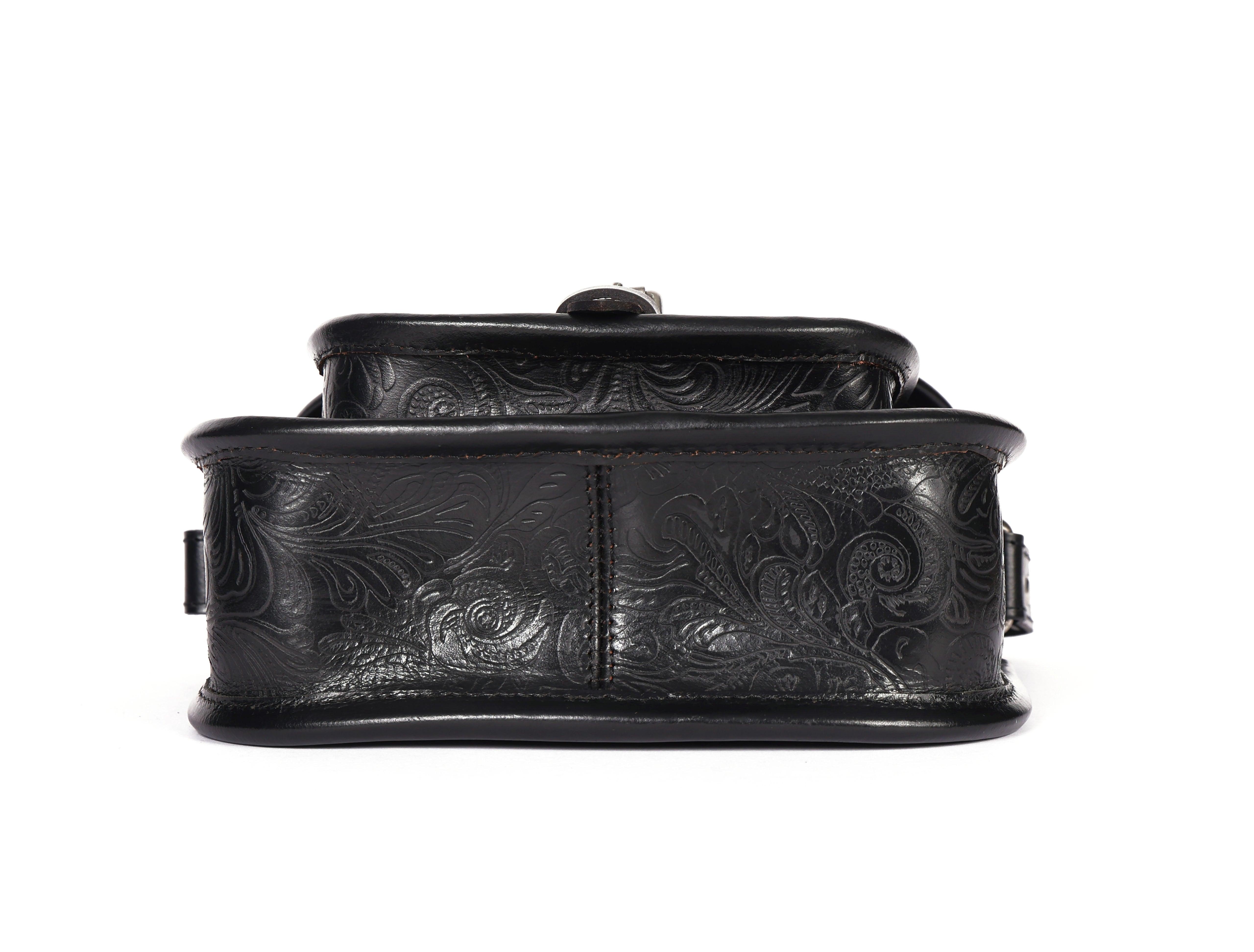 Embossed sale leather purse