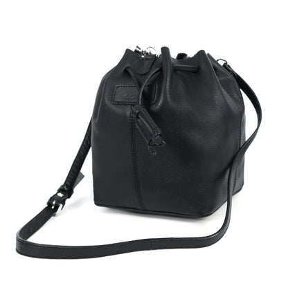 "Stylish Black Textured Sling Bag for Women - Durable, Trendy & Compact" :-BG-1755