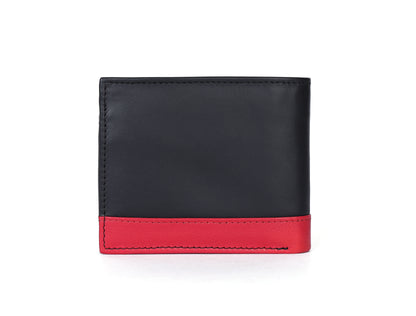 Designer Black Leather Wallet. - CELTICINDIA