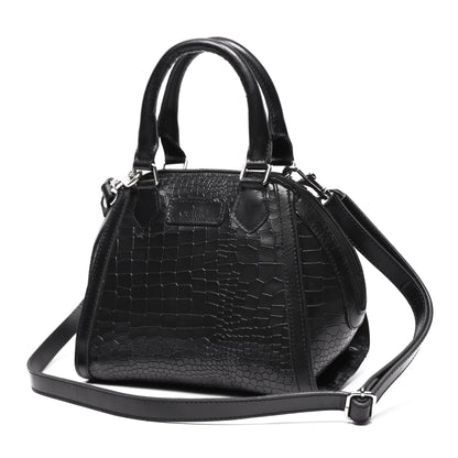 Cletic New Classic Leather Handbag with Detachable Sling Strap – Elegant & Versatile Art: BG-1597