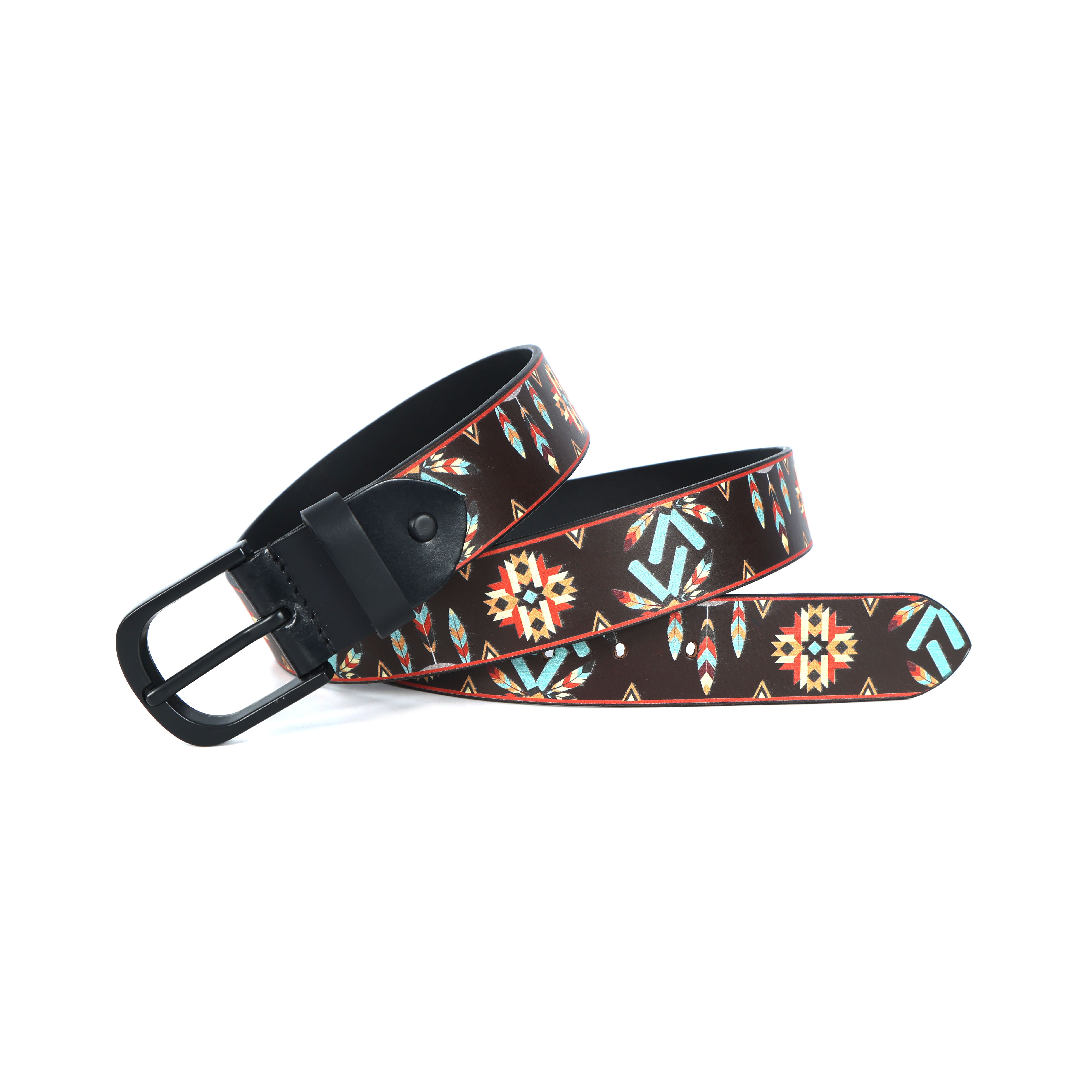 Stylish Digital Print Belt  Unique Graphic Design, Durable & Adjustable.LB-884