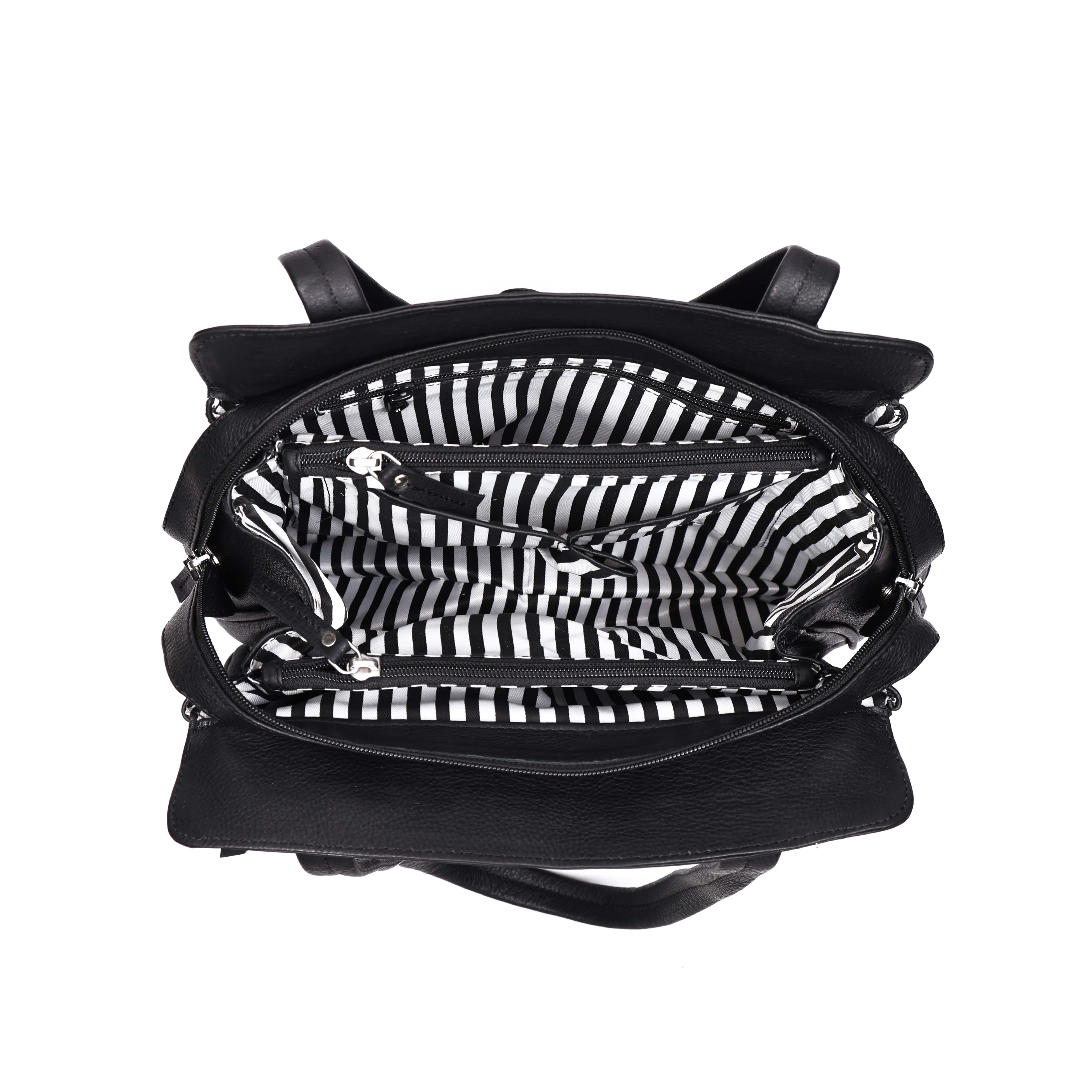 Elegant NDM Soft Leather Tote Bag  Luxurious, Spacious, and Versatile. Art:-BG-1609