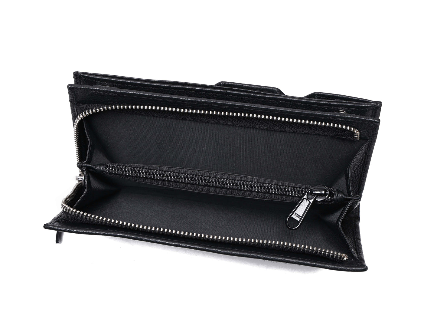 Timeless Elegance: Black Leather Clutch for Effortless Style. - CELTICINDIA