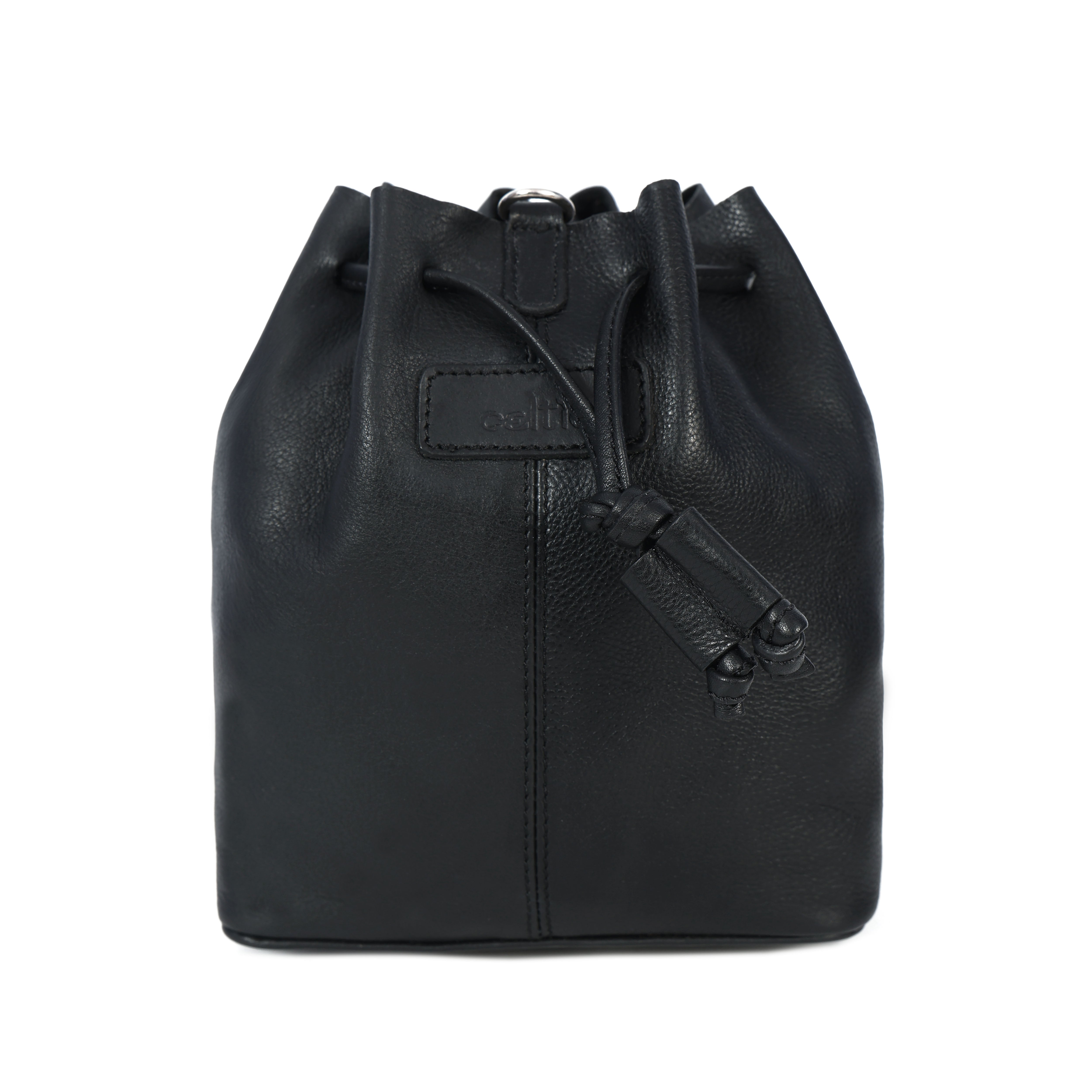 Premium Genuine Leather Bucket Crossbody | Drawstring Closure | Spacious Everyday Women Bag