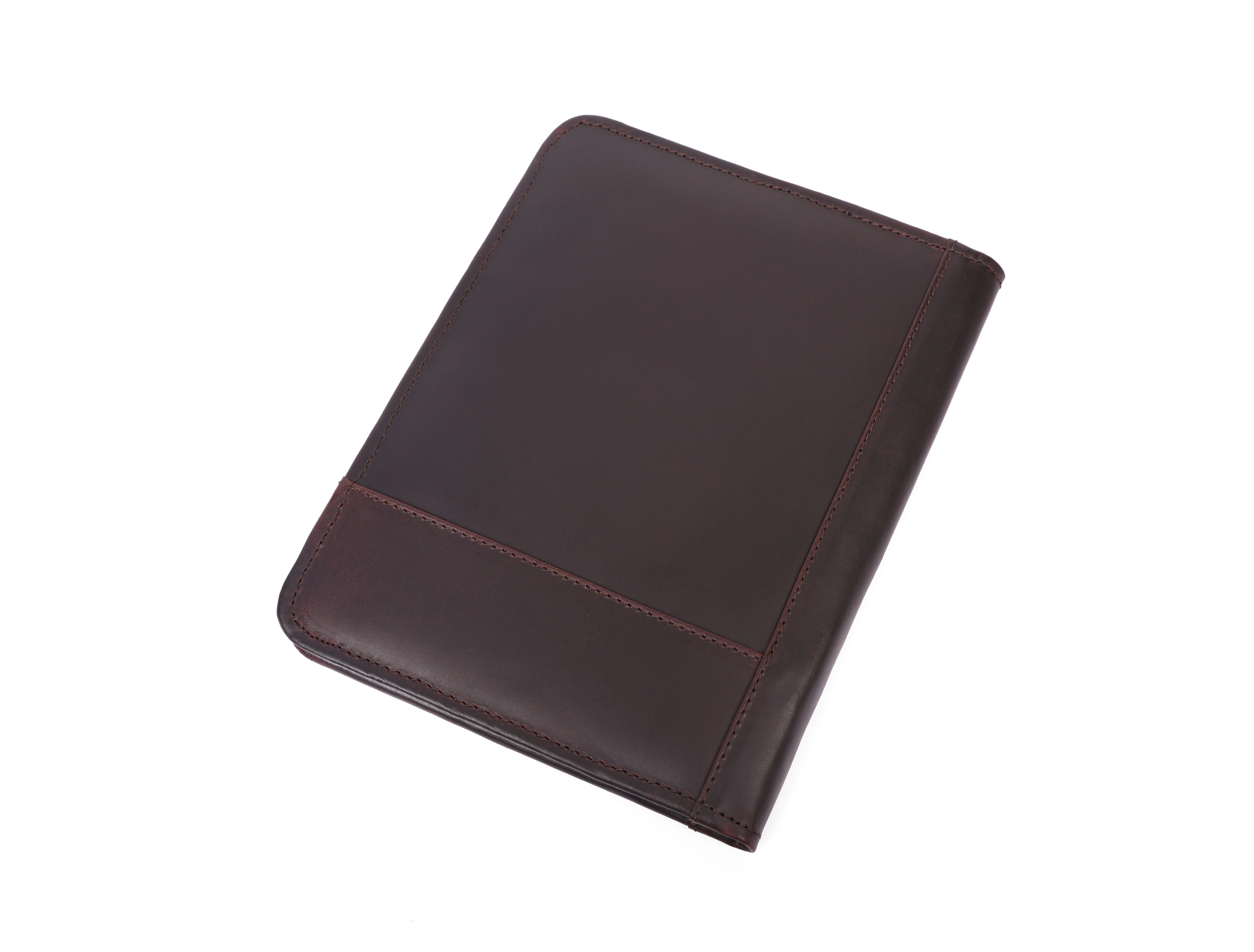 Premium Leather Organizer Folder with Zipper