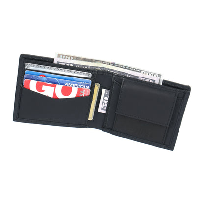 Black Premium Webbing Wallet – Durable, Sleek & Minimalist Design.LA-1424