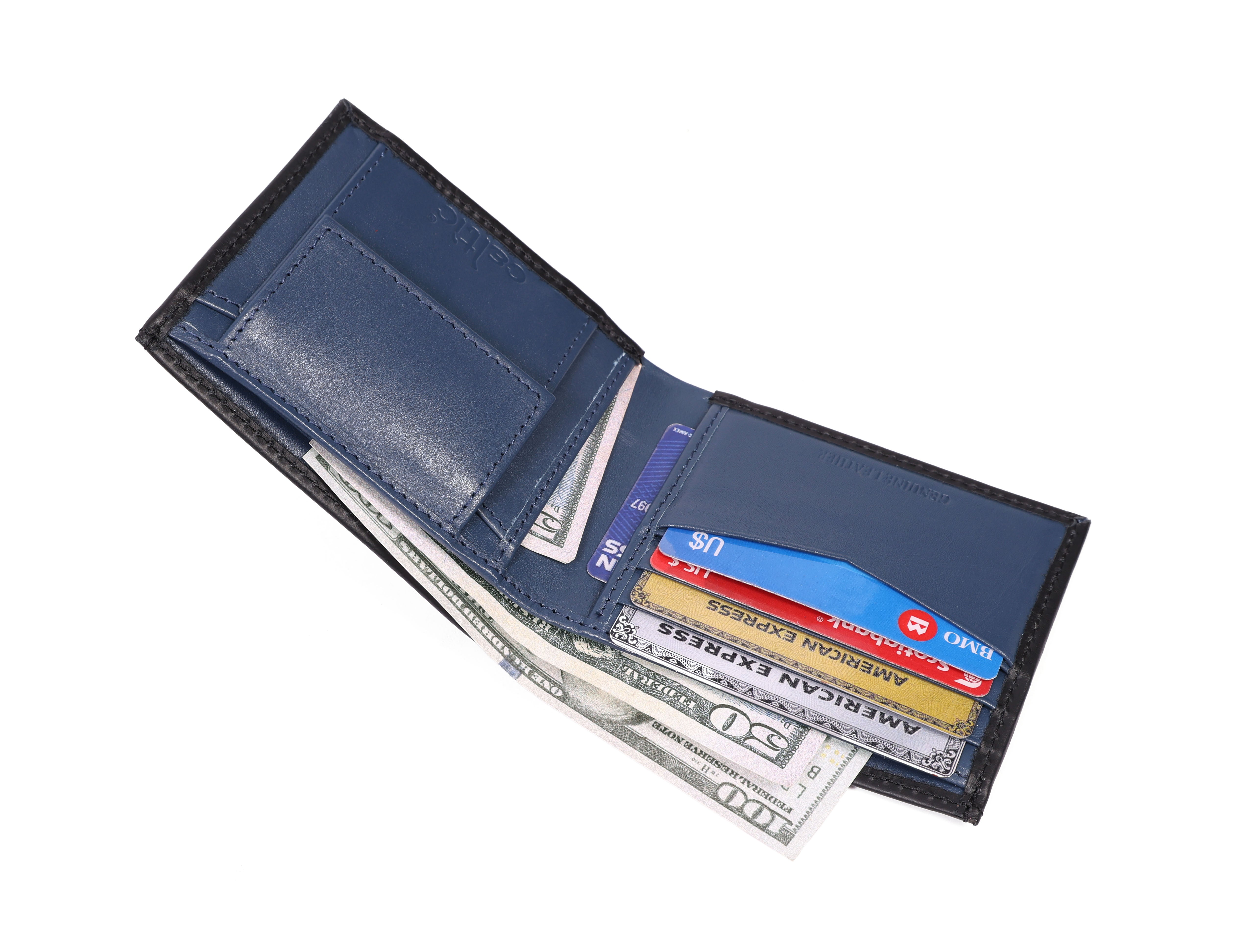 Celtic Genuine Leather Bi-Fold Wallet with Coin Pocket | Slim & Stylish Men’s Wallet