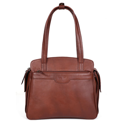 Elegant NDM Soft Leather Tote Bag – Luxurious, Spacious, and Versatile. Art:-BG-1609