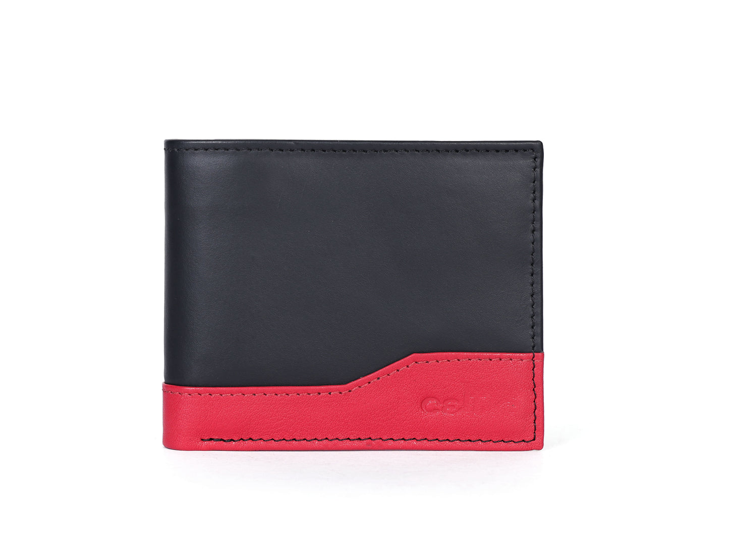 Designer Black Leather Wallet. - CELTICINDIA