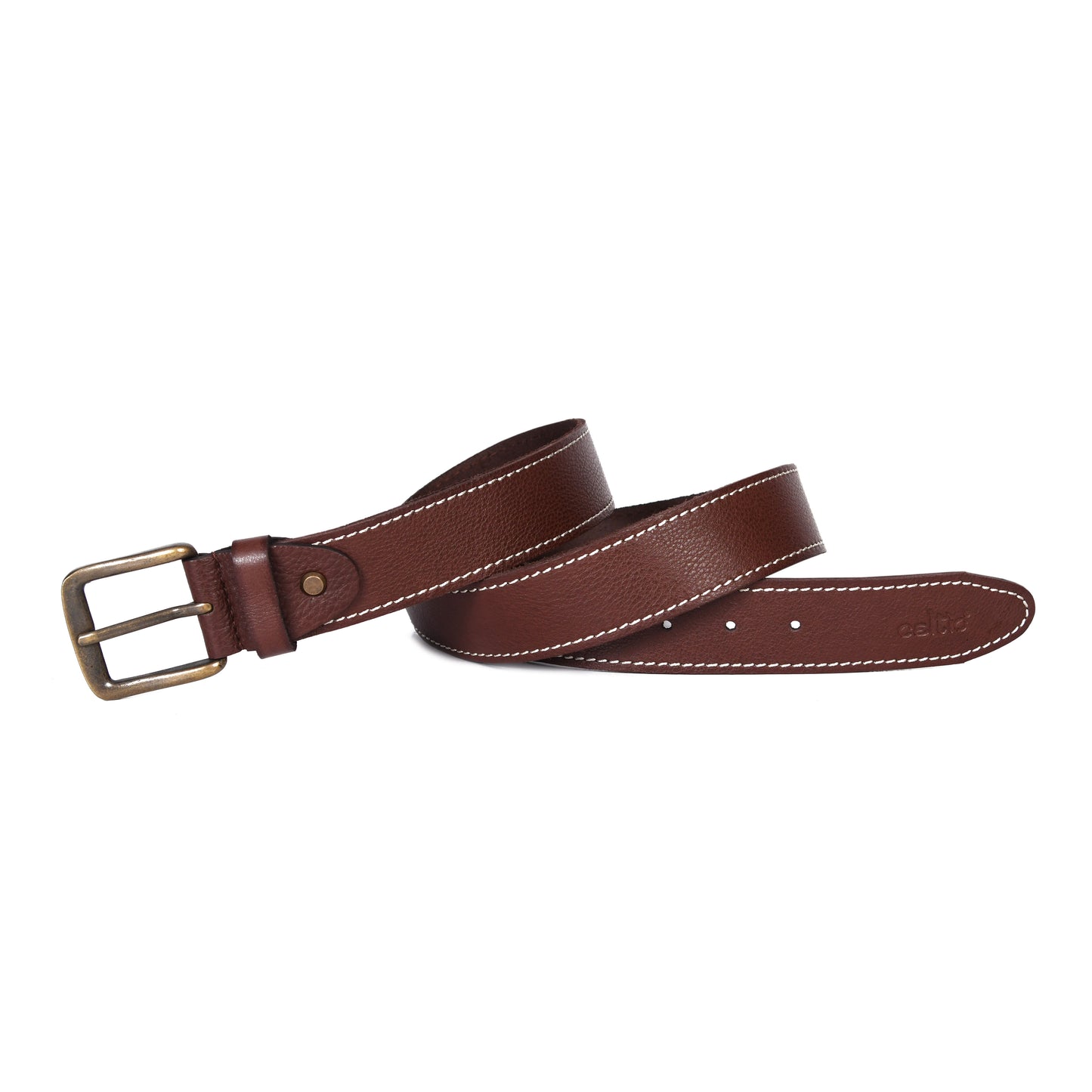 Stylish Girls' Leather Belt with Stitching – Trendy Kids' Accessory, ART:-LB-830