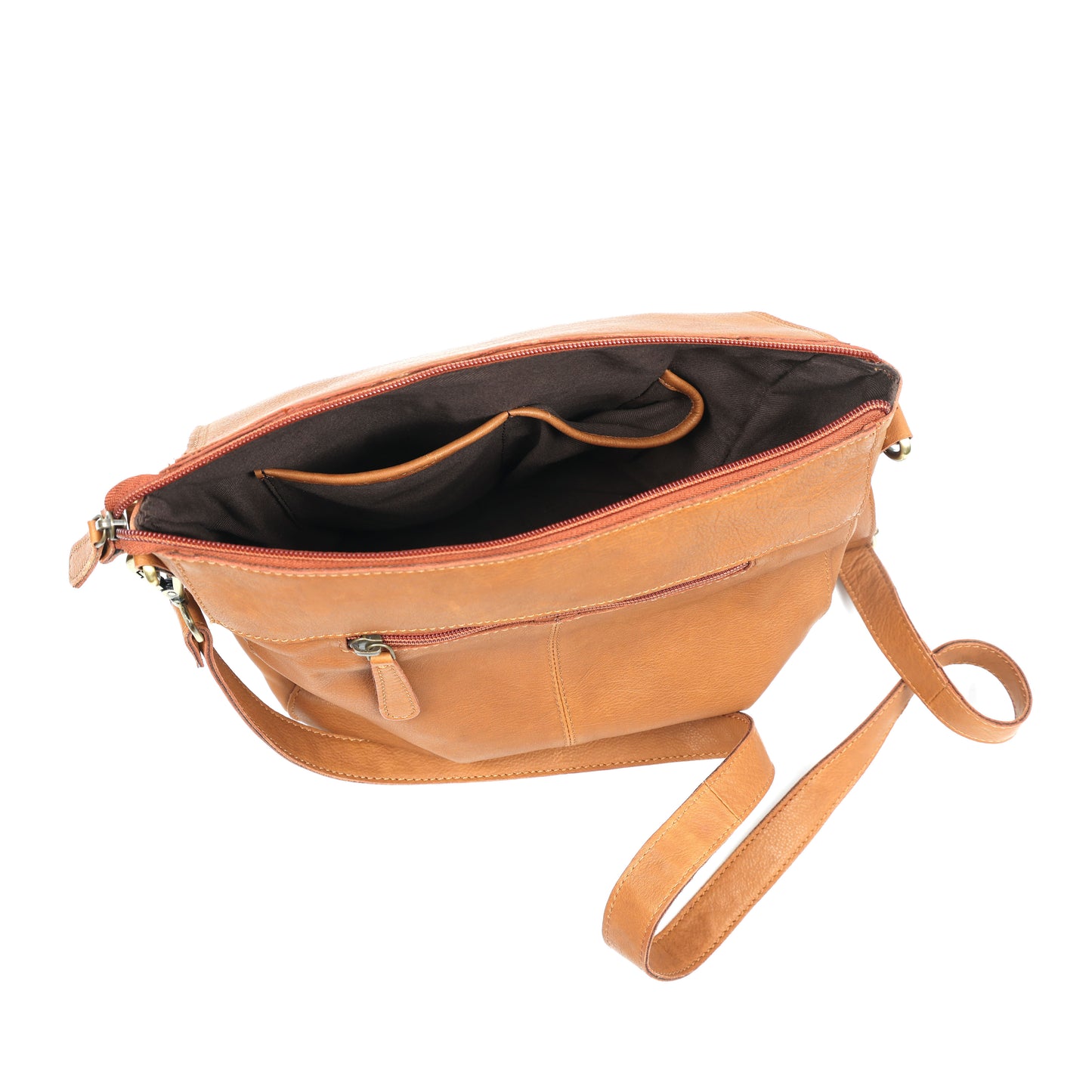 Elevate Your Style with our Brown Leather Sling Bag The Perfect Fashion Accessory. Art: BG-1639 - Default Title
