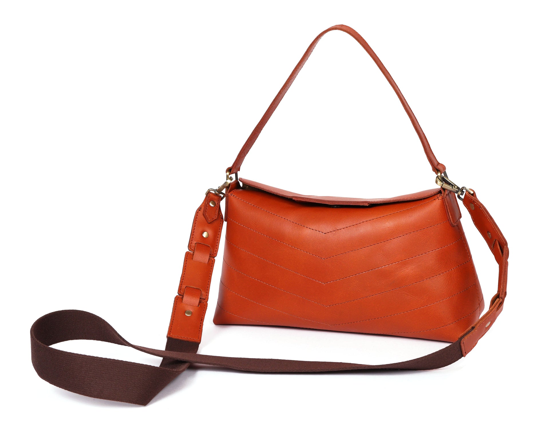 Exquisite Tan Leather Small Sling Bag - CELTICINDIA