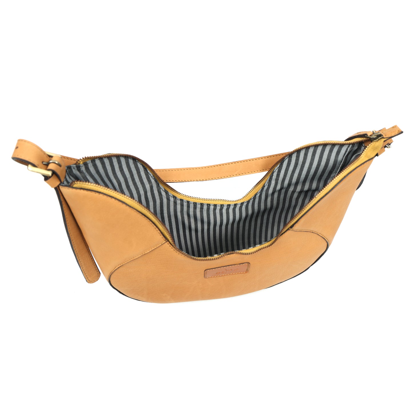 Sleek Black/Btown Hobo Shoulder Bag for Women