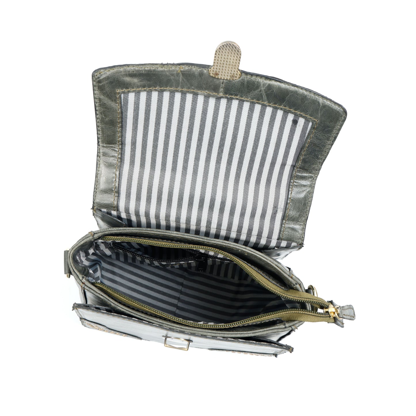 Premium Genuine Leather Satchel hand bag with Detachable Strap