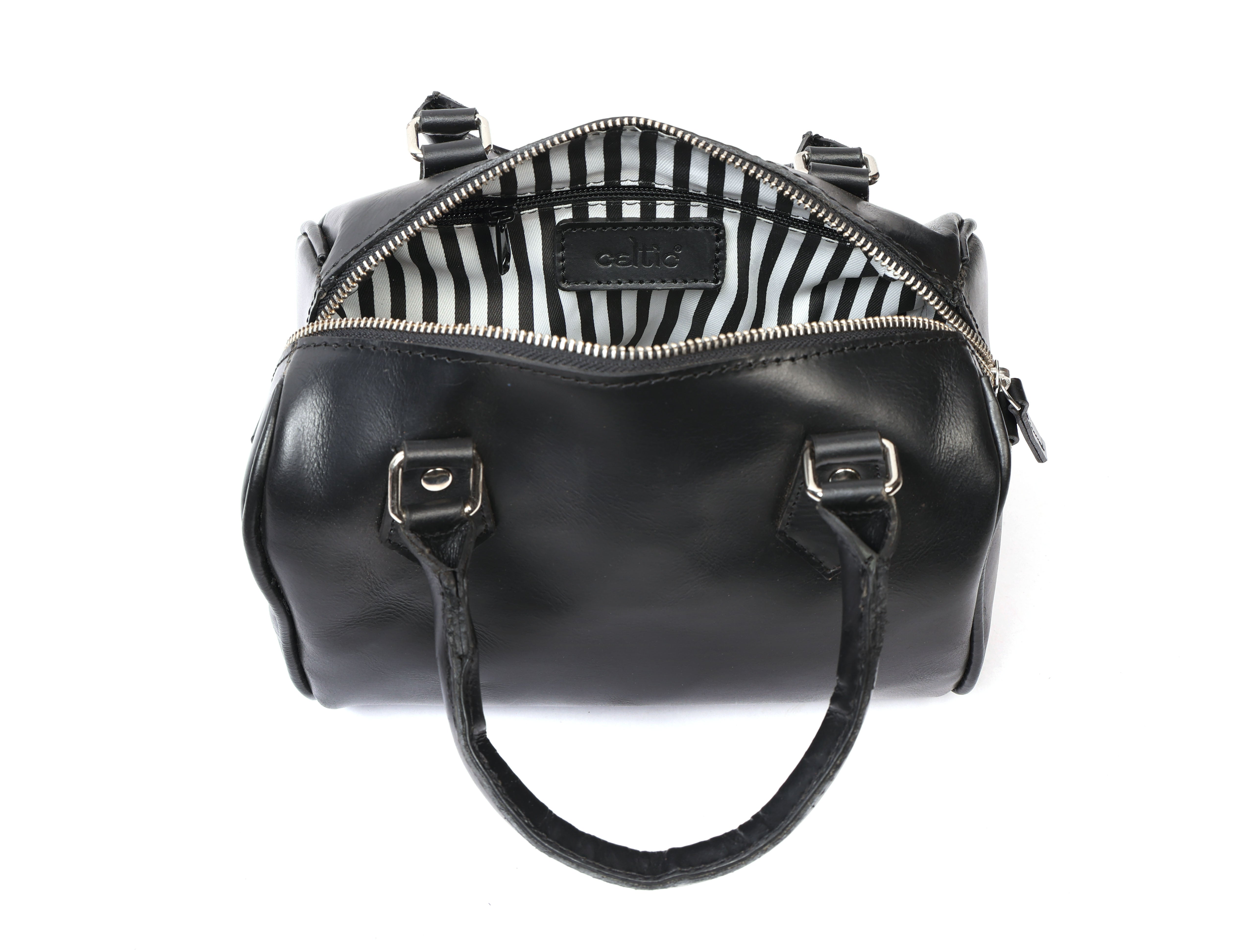Premium  Leather Handbag with Detachable Shoulder Strap