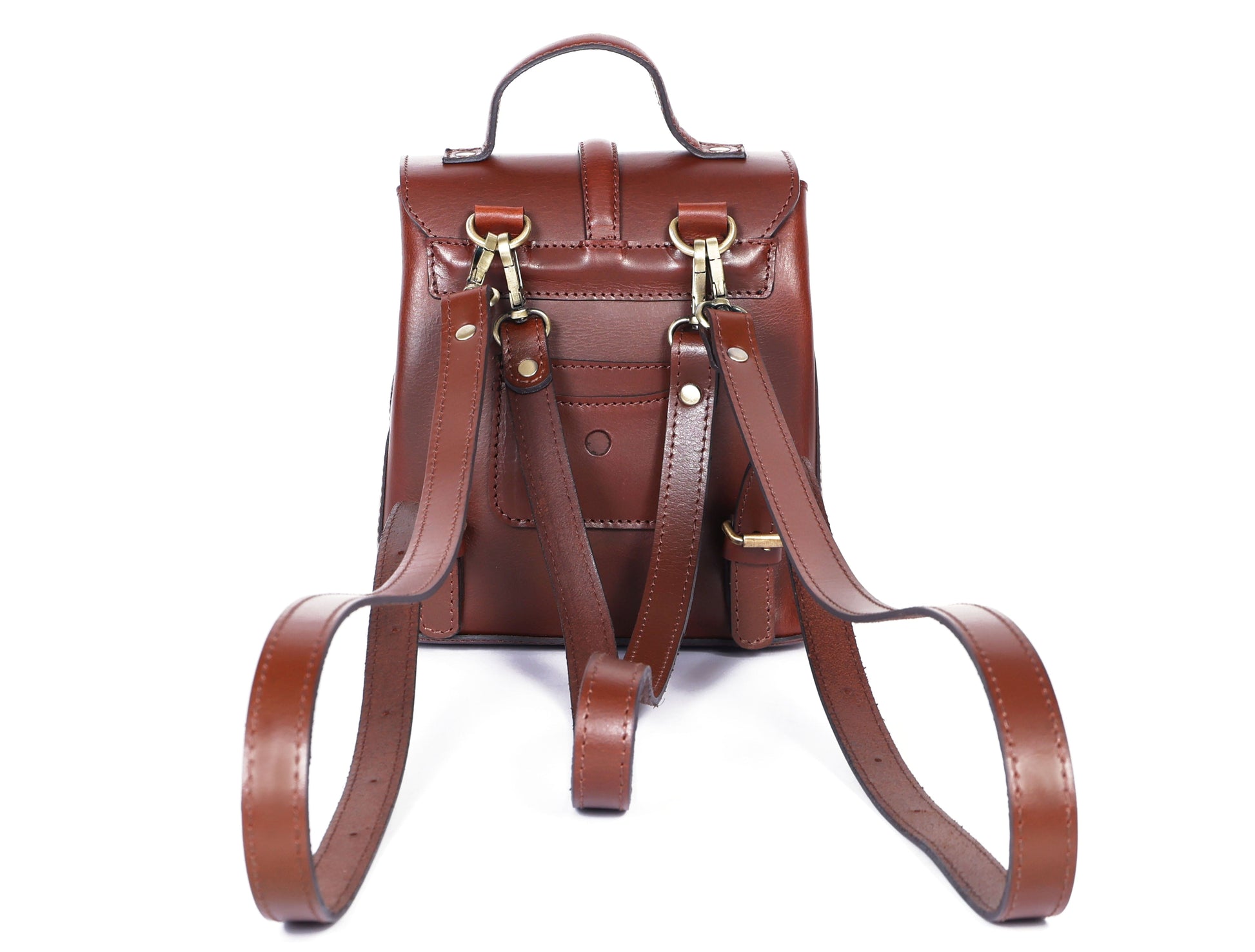 Chic Brown Small Backpack: Elevate Your On-the-Go Style with Fashion and Functionality. - CELTICINDIA