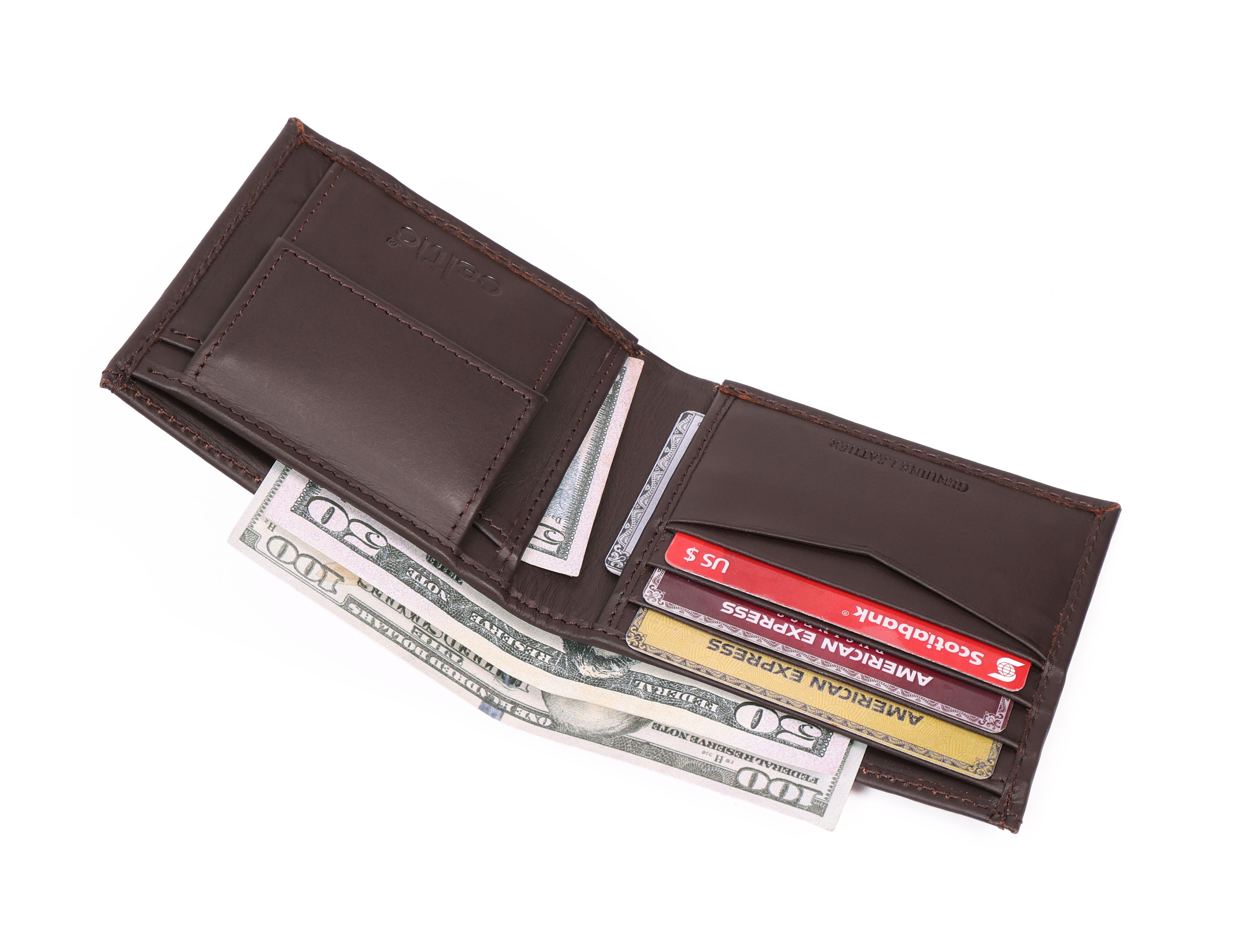 Premium Dark Brown Leather Belt & Wallet Combo for Men | Classic Formal Everyday Gift Set