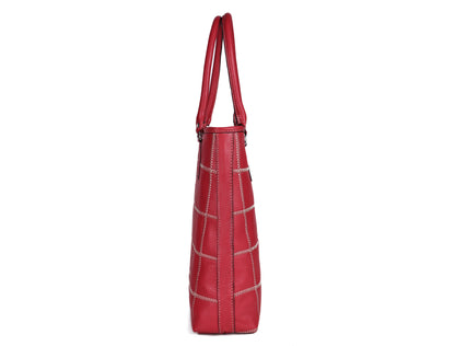 "Radiant Red Elegance: Elevate Your Style with Our Striking Tote Bag" Art: BG-1521-Z