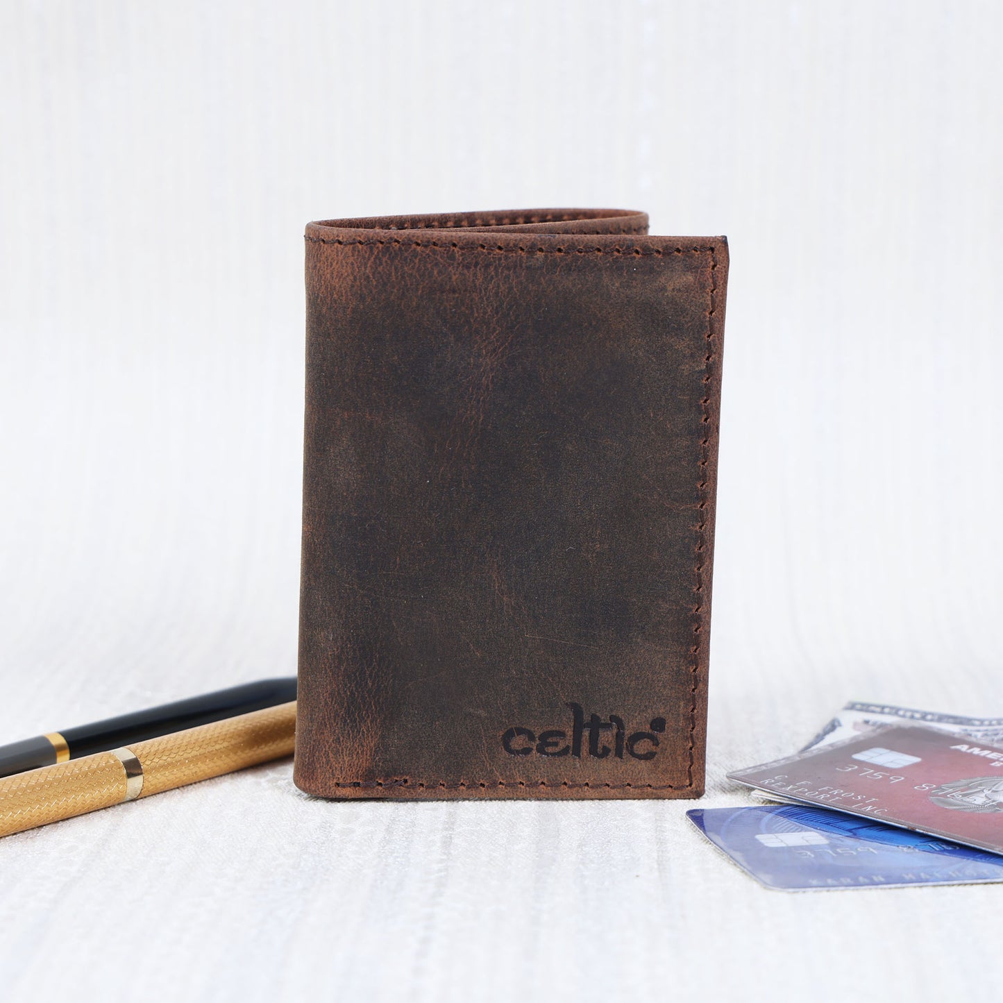 Vintage Leather Wallet, Art:- LA-1405