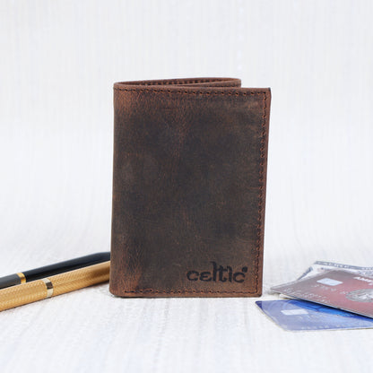 Vintage Leather Wallet, Art:- LA-1405