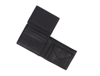 Sleek Black Leather Wallet - Style and Practicality Combined - CELTICINDIA