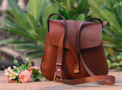 Celtic Pure Leather Sling Bag - CELTICINDIA