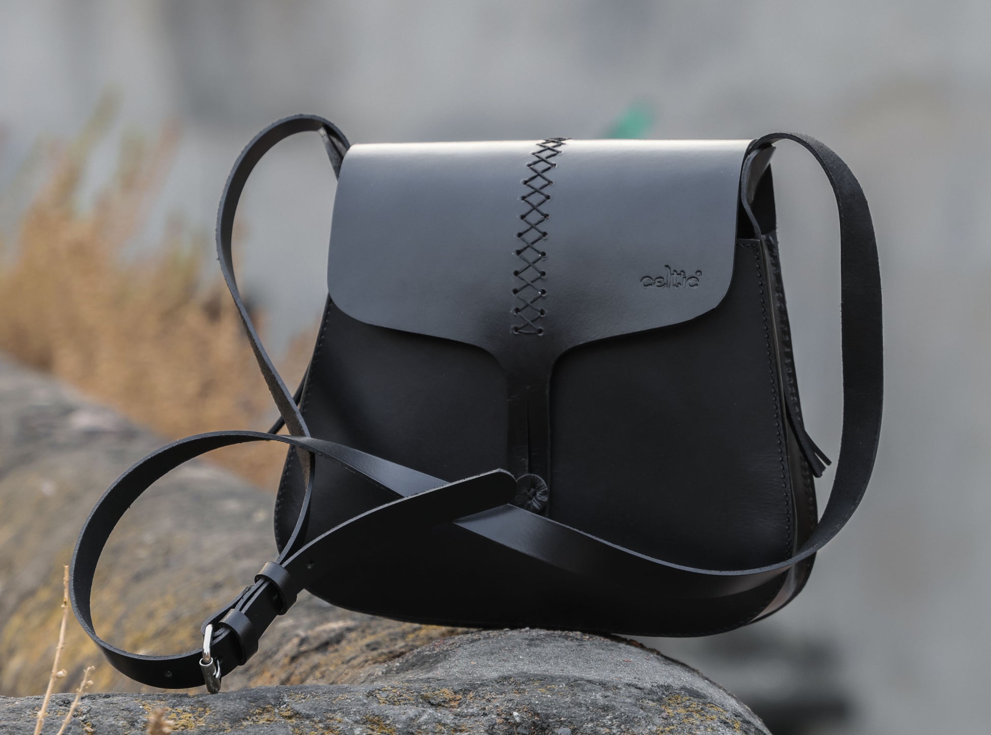 Celtic Pure Leather Sling Bag - CELTICINDIA