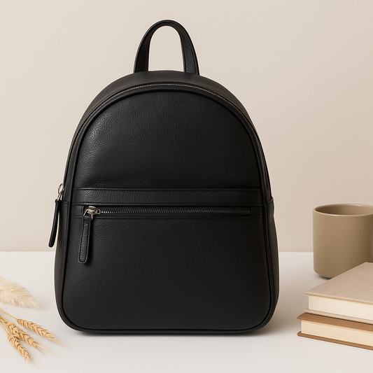 Tan NDM Leather Backpack: Elevate Your Style with Timeless Elegance. Art: BG-1580
