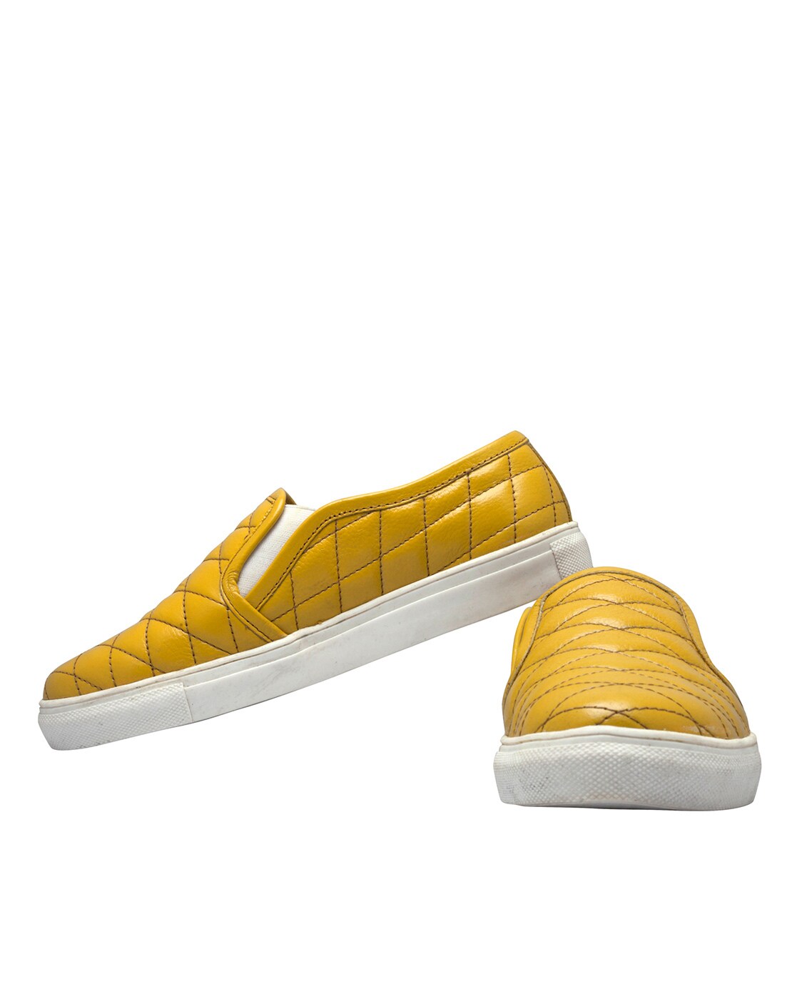 Bright & Stylish Girls' Yellow Leather Shoes – Perfect for Any Occasion, Art:- LS-1108