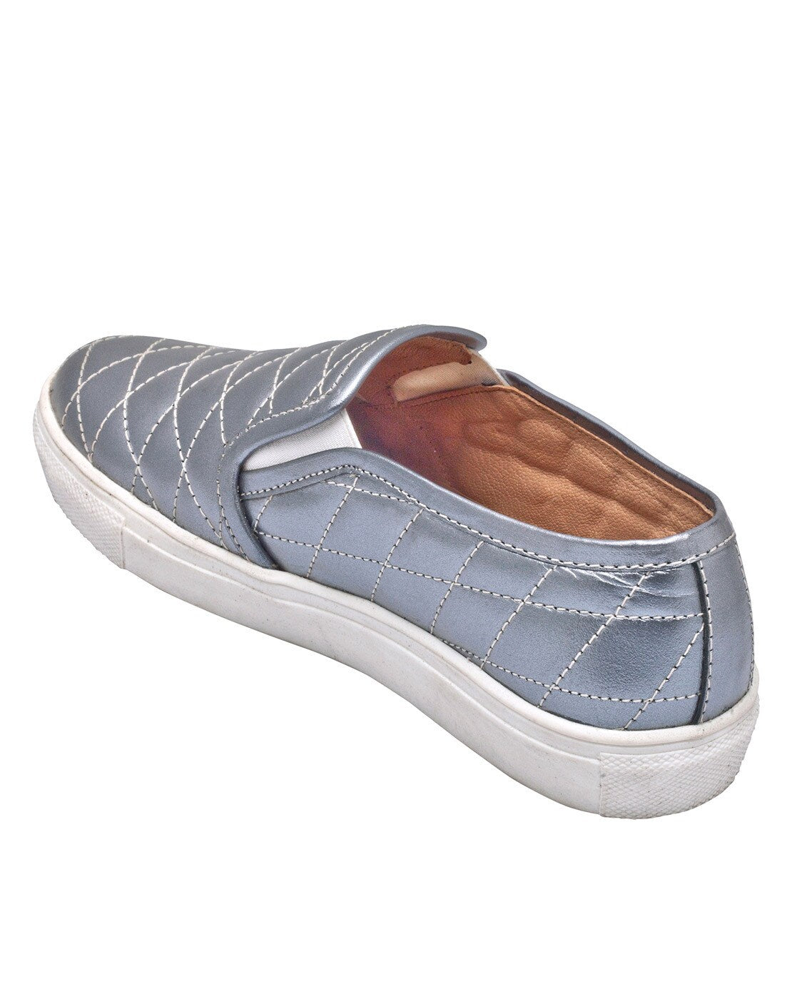 Elegant & Trendy Girls' Silver Leather Shoes – Perfect for Parties & Special Occasions,Art:-LS-1109