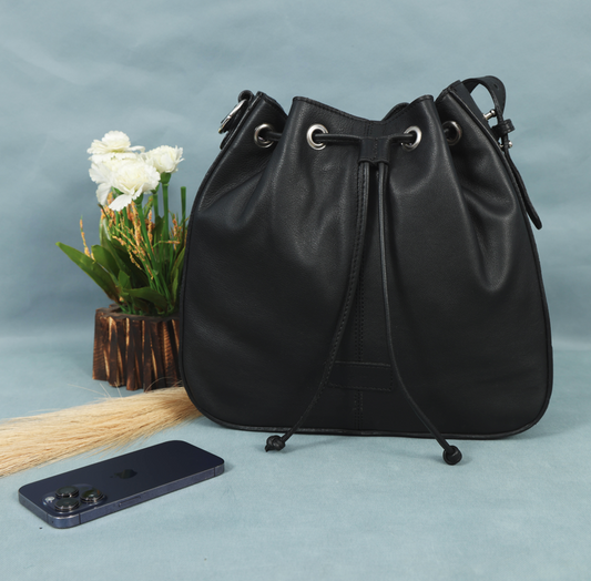 Women's Milled Leather Bag - Elegant, Durable & Stylish Leather Handbag for Everyday Use - BG-1756