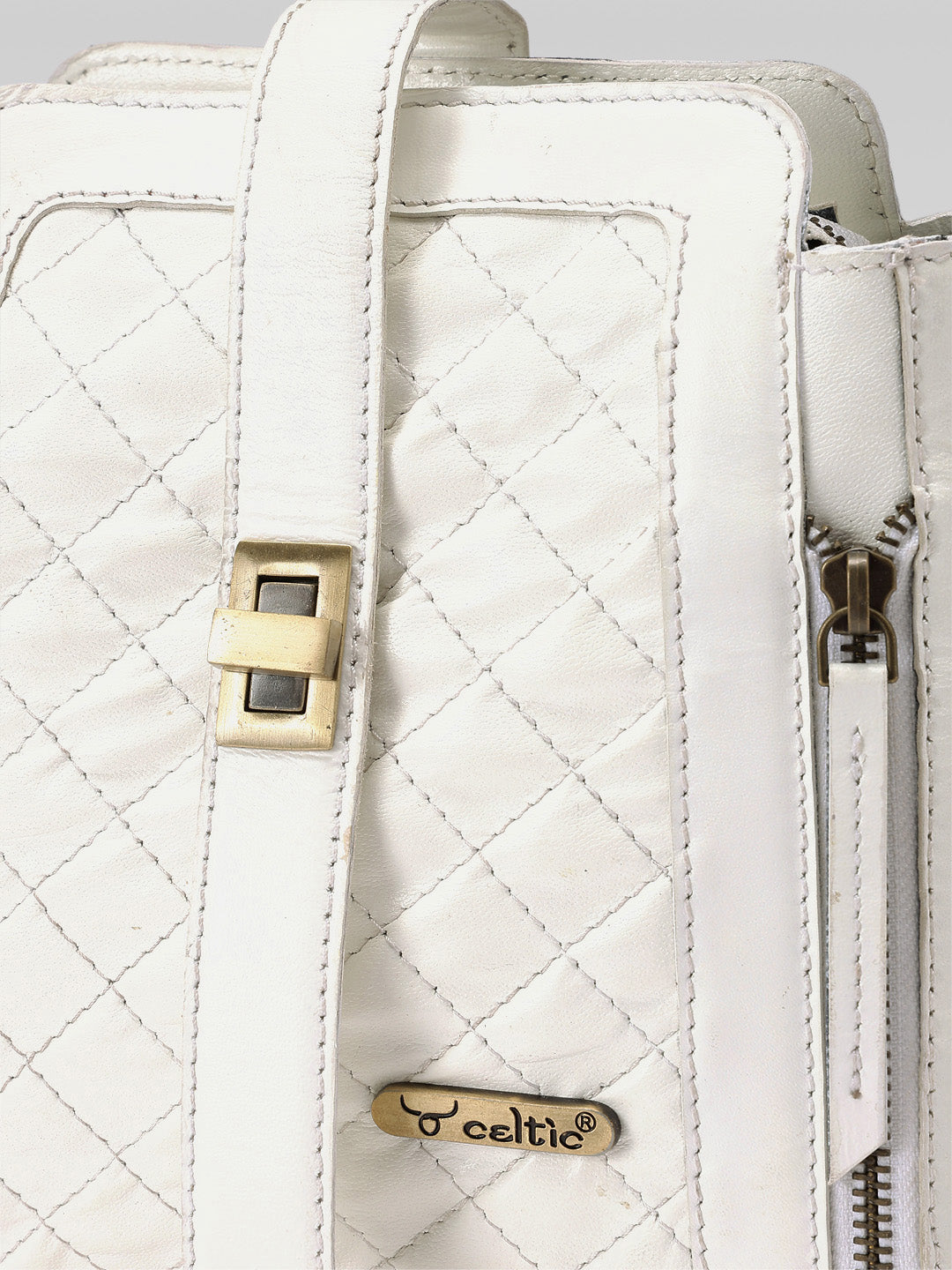 Premium Quilted Leather Shoulder Bag – Stylish Everyday Crossbody Handbag