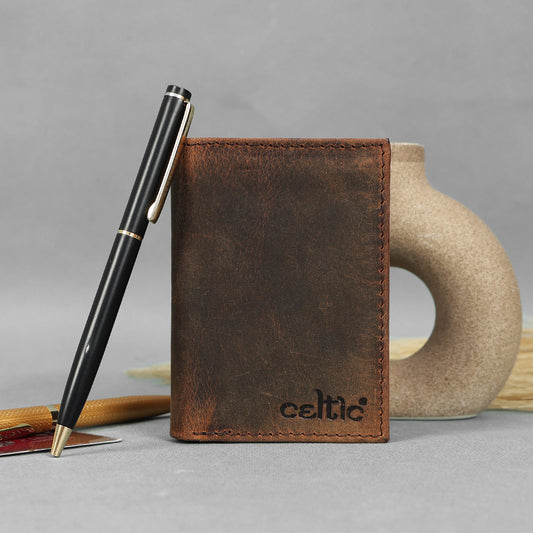 Vintage Leather Wallet, Art:- LA-1405