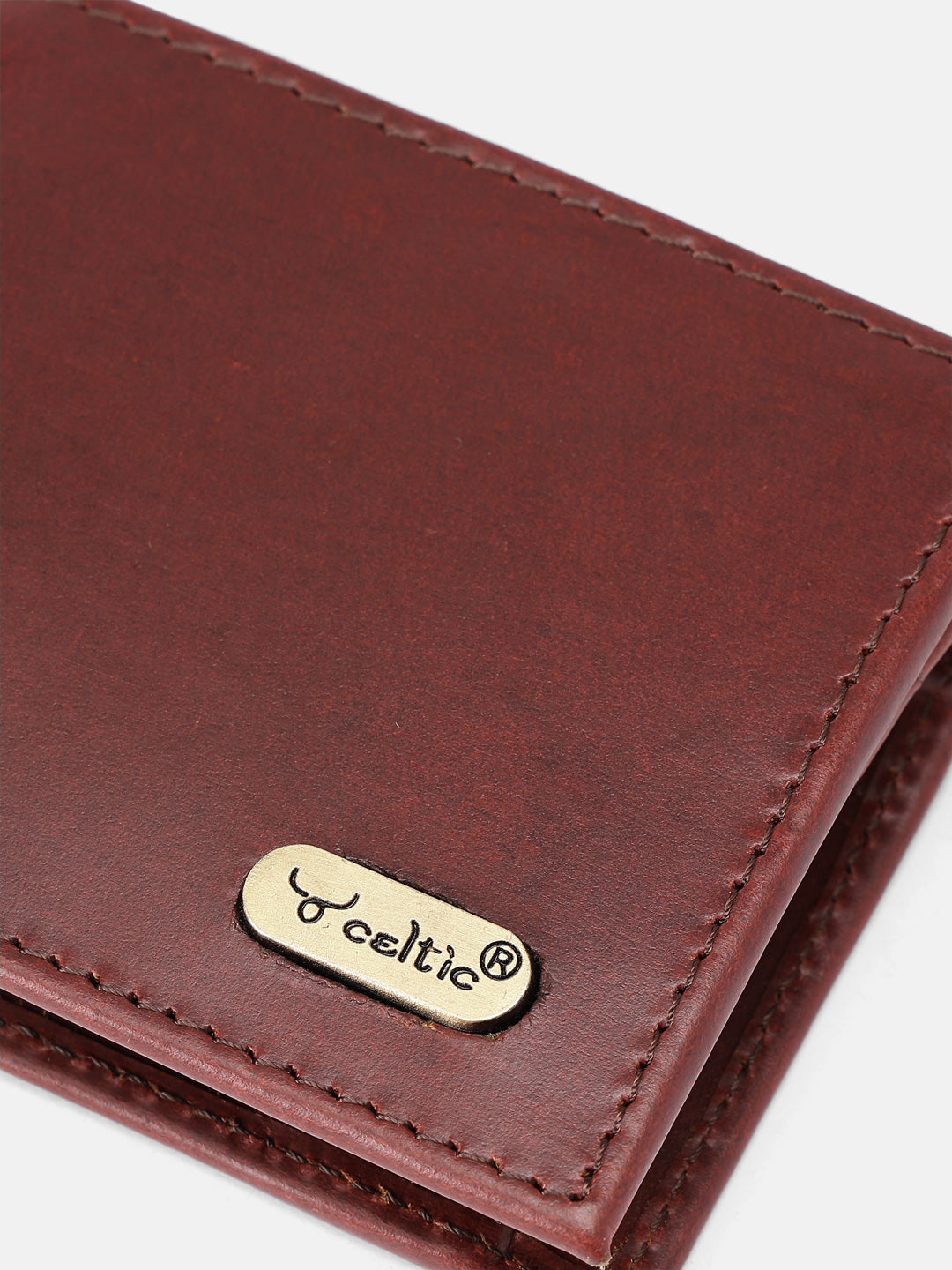 Celtic Genuine Leather Bi-Fold Wallet with Coin Pocket | Slim & Stylish Men’s Wallet