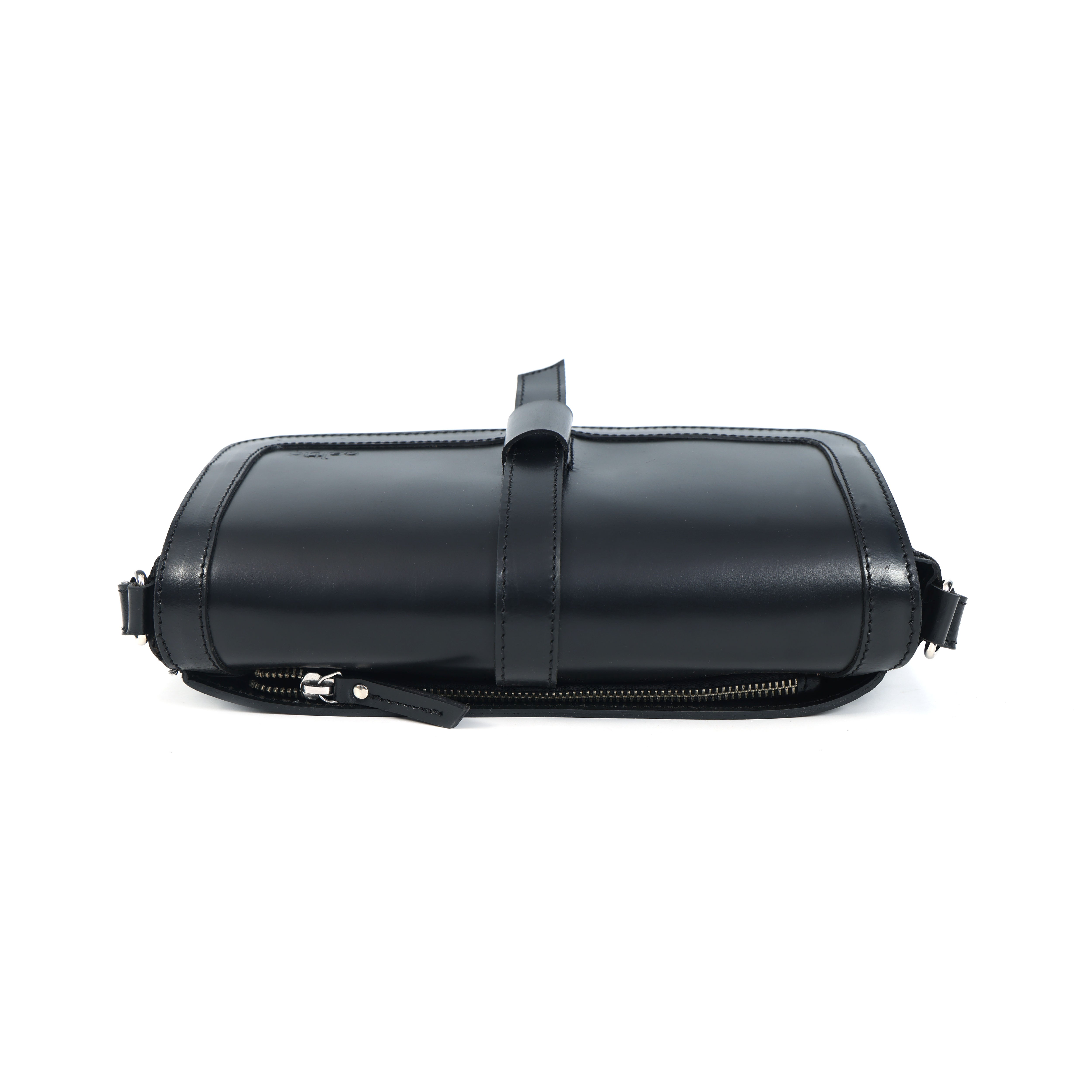 Premium Genuine Leather Sling Bag with Flap Closure,  & Adjustable Strap